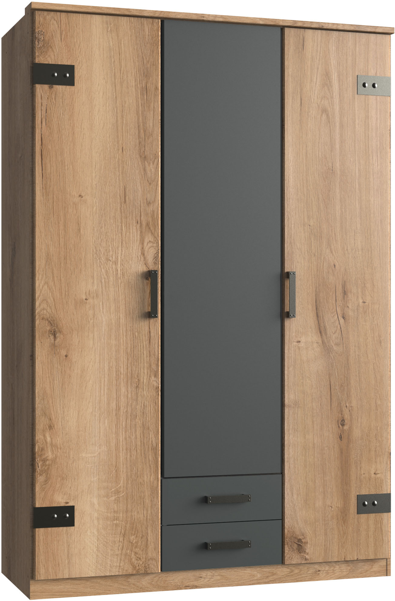 Wimex Kleiderschrank »Cork, mit oder ohne Spiegel, rustikaler Look im Industrial Design«, wahlweise in 135cm oder 180cm breit, 58cm tief, 199cm hoch Wimex Kleiderschrank »Cork, mit oder ohne Spiegel, rustikaler Look im Industrial Design«, wahlweise in 135cm oder 180cm breit, 58cm tief, 199cm hoch von Wimex