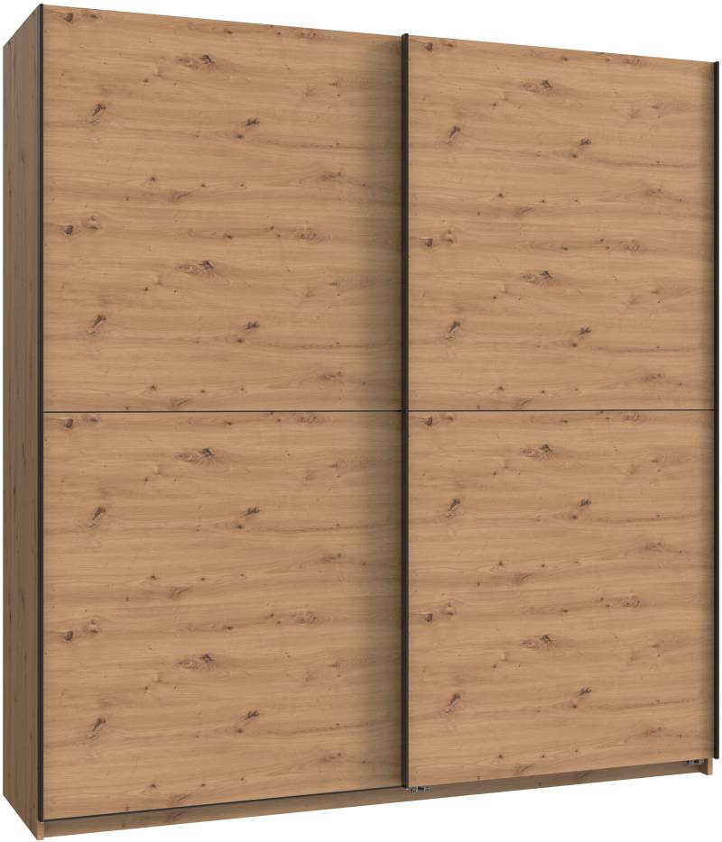 Wimex Kleiderschrank »Mugano, B/T/H 135 oder 180/65/198cm, Made in Germany«, (wähle Deine Ausstattung: Basic oder Premium!), 2 Schwebetüren mit oder ohne Spiegel, Metallgriffe von Wimex