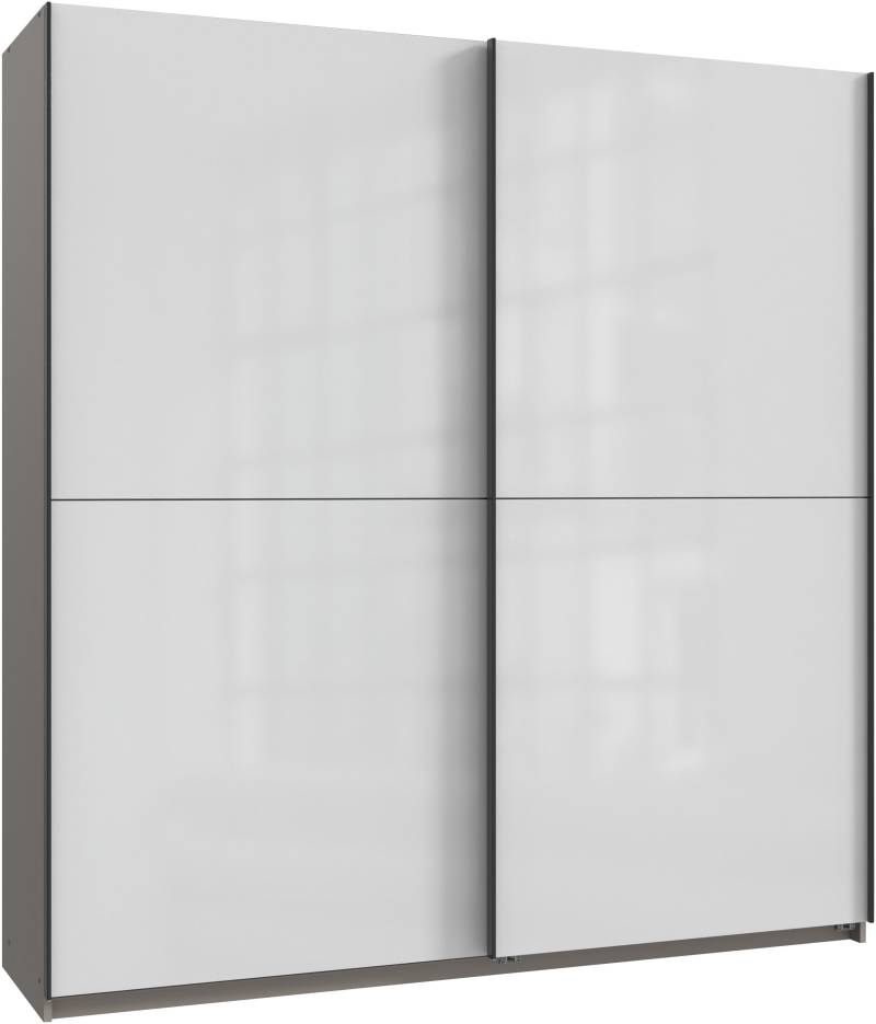 Wimex Kleiderschrank »Mugano, B/T/H 135 oder 180/65/198cm, Made in Germany«, (wähle Deine Ausstattung: Basic oder Premium!), 2 Schwebetüren mit oder ohne Spiegel, Metallgriffe von Wimex