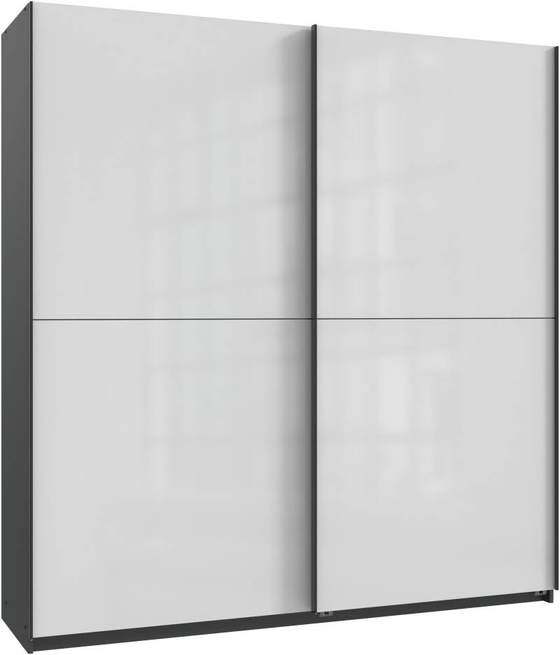 Wimex Kleiderschrank »Mugano, B/T/H 135 oder 180/65/198cm, Made in Germany«, (wähle Deine Ausstattung: Basic oder Premium!), 2 Schwebetüren mit oder ohne Spiegel, Metallgriffe von Wimex