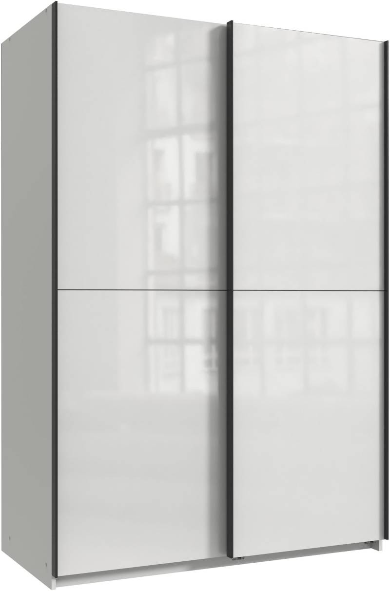 Wimex Kleiderschrank »Mugano, B/T/H 135 oder 180/65/198cm, Made in Germany«, (wähle Deine Ausstattung: Basic oder Premium!), 2 Schwebetüren mit oder ohne Spiegel, Metallgriffe von Wimex