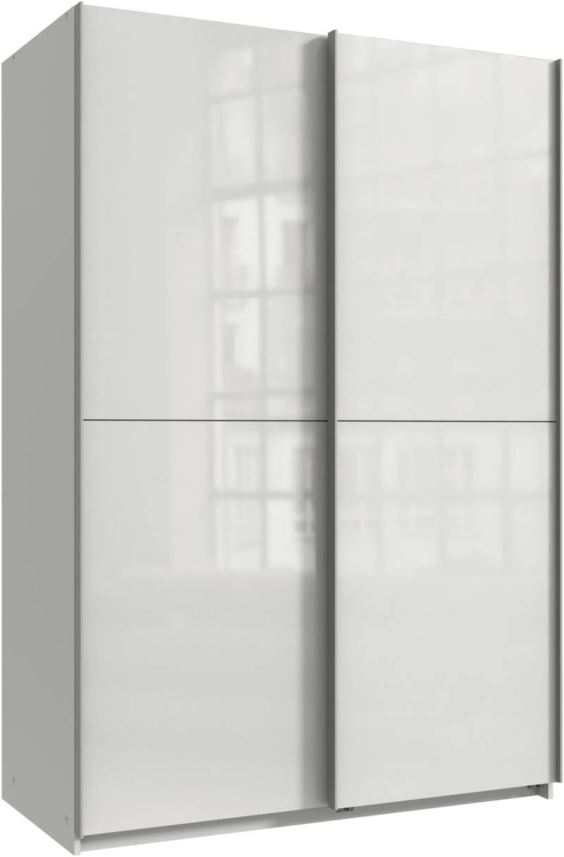 Wimex Kleiderschrank »Mugano, B/T/H 135 oder 180/65/198cm, Made in Germany«, (wähle Deine Ausstattung: Basic oder Premium!), 2 Schwebetüren mit oder ohne Spiegel, Metallgriffe von Wimex