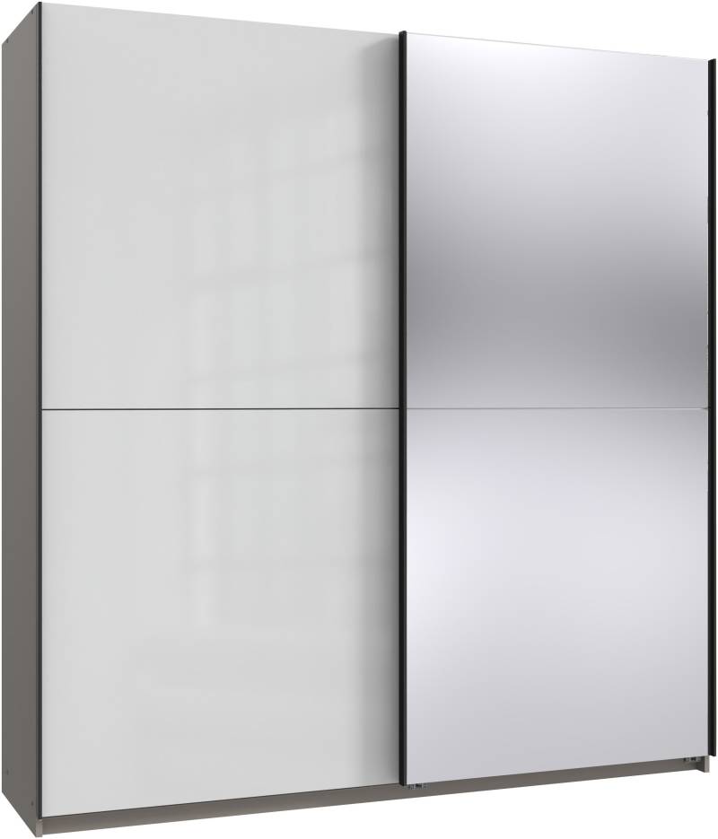 Wimex Kleiderschrank »Mugano, B/T/H 135 oder 180/65/198cm, Made in Germany«, (wähle Deine Ausstattung: Basic oder Premium!), 2 Schwebetüren mit oder ohne Spiegel, Metallgriffe von Wimex