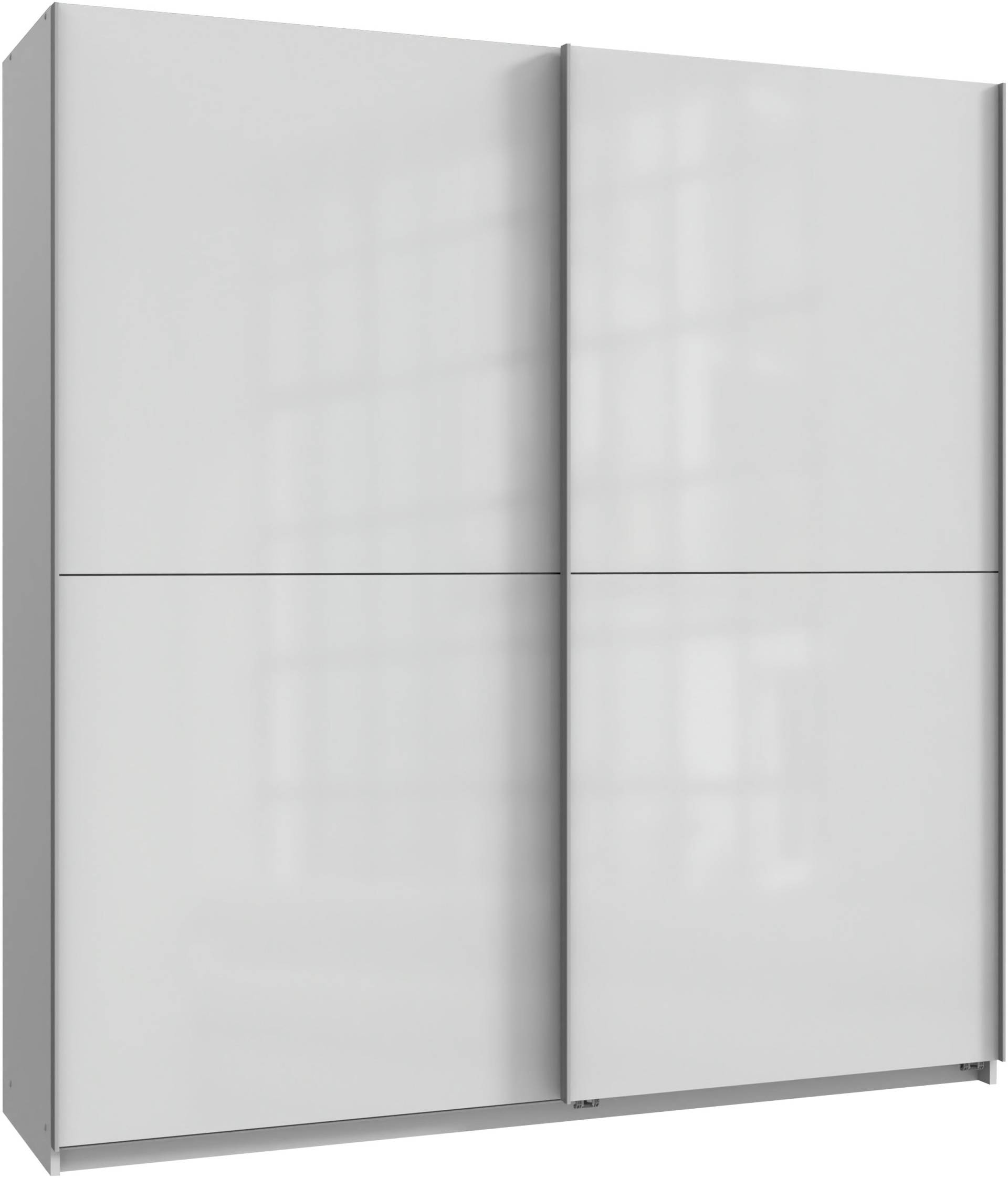 Wimex Kleiderschrank »Mugano, B/T/H 135 oder 180/65/198cm, Made in Germany«, (wähle Deine Ausstattung: Basic oder Premium!), 2 Schwebetüren mit oder ohne Spiegel, Metallgriffe von Wimex