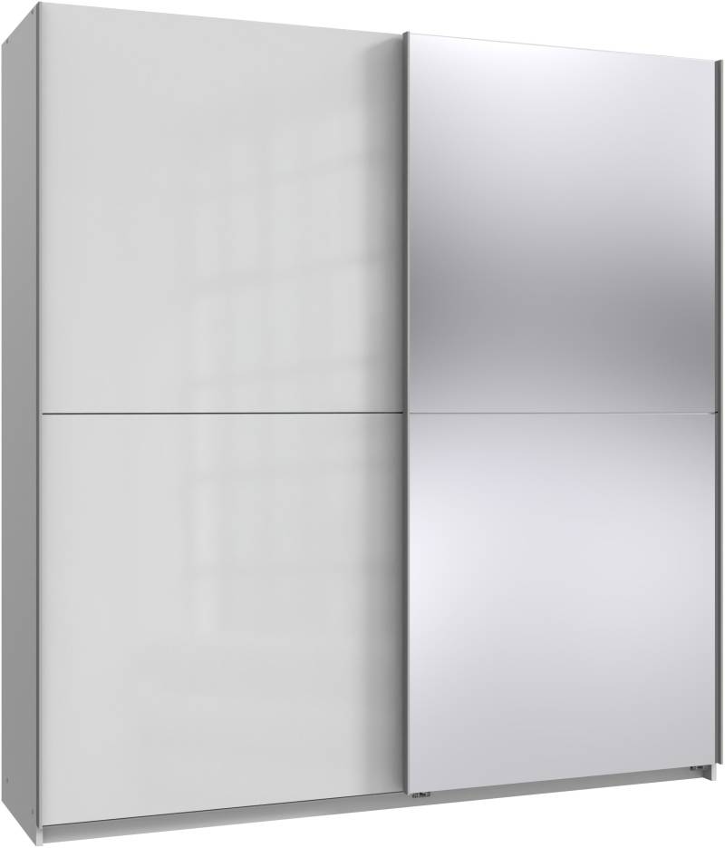 Wimex Kleiderschrank »Mugano, B/T/H 135 oder 180/65/198cm, Made in Germany«, (wähle Deine Ausstattung: Basic oder Premium!), 2 Schwebetüren mit oder ohne Spiegel, Metallgriffe von Wimex
