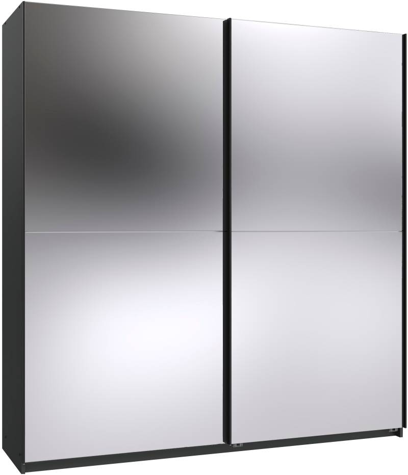 Wimex Kleiderschrank »Mugano, B/T/H 135 oder 180/65/198cm, Made in Germany«, (wähle Deine Ausstattung: Basic oder Premium!), 2 Schwebetüren mit oder ohne Spiegel, Metallgriffe von Wimex