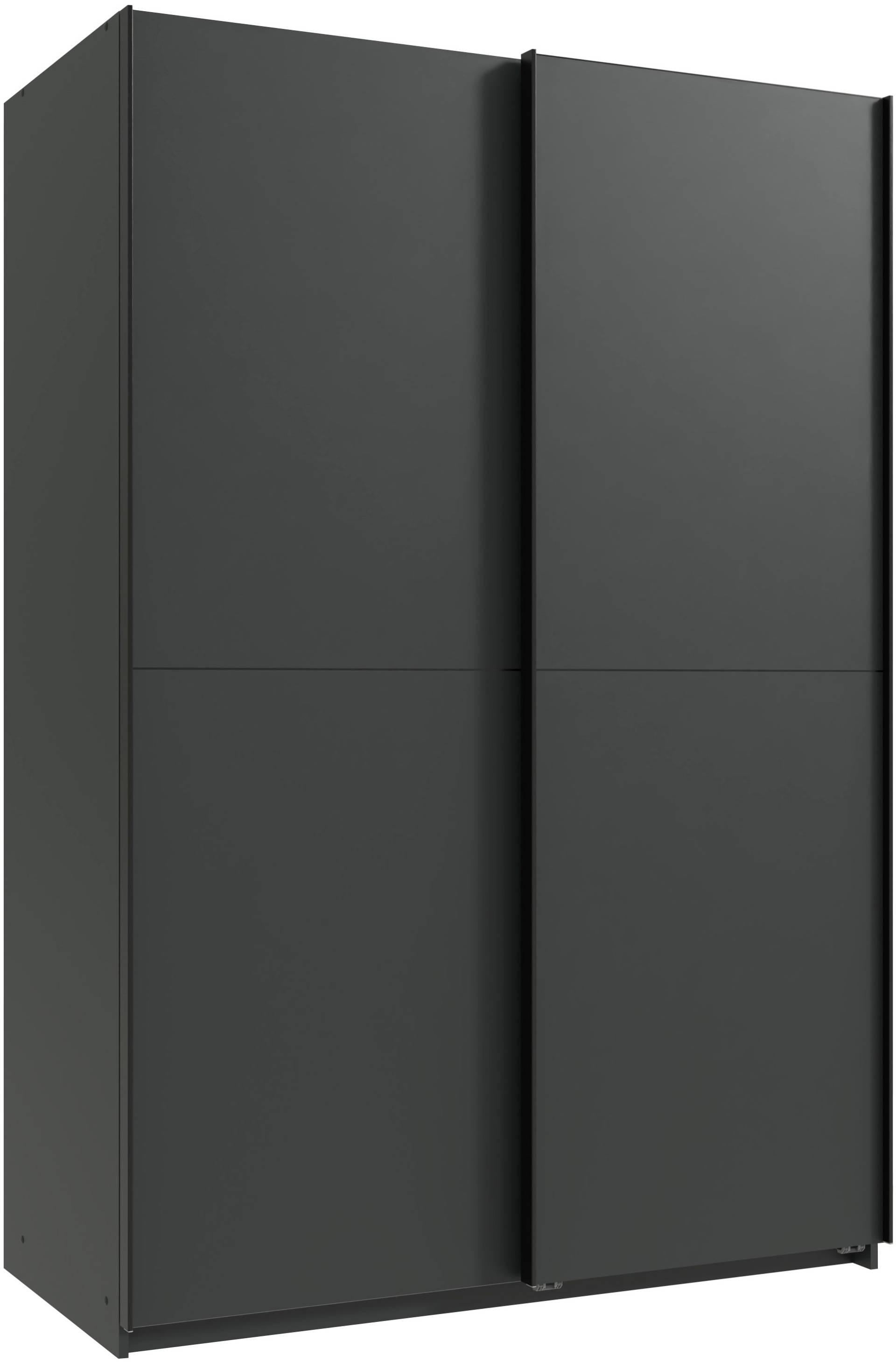 Wimex Kleiderschrank »Mugano, B/T/H 135 oder 180/65/198cm, Made in Germany«, (wähle Deine Ausstattung: Basic oder Premium!), 2 Schwebetüren mit oder ohne Spiegel, Metallgriffe von Wimex