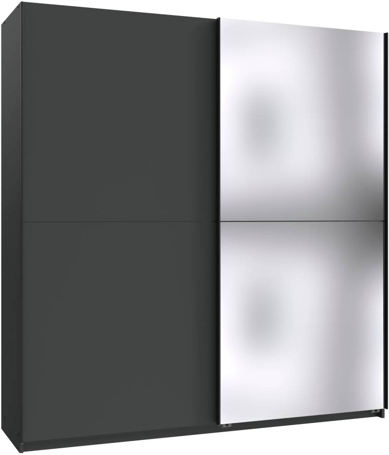 Wimex Kleiderschrank »Mugano, B/T/H 135 oder 180/65/198cm, Made in Germany«, (wähle Deine Ausstattung: Basic oder Premium!), 2 Schwebetüren mit oder ohne Spiegel, Metallgriffe von Wimex