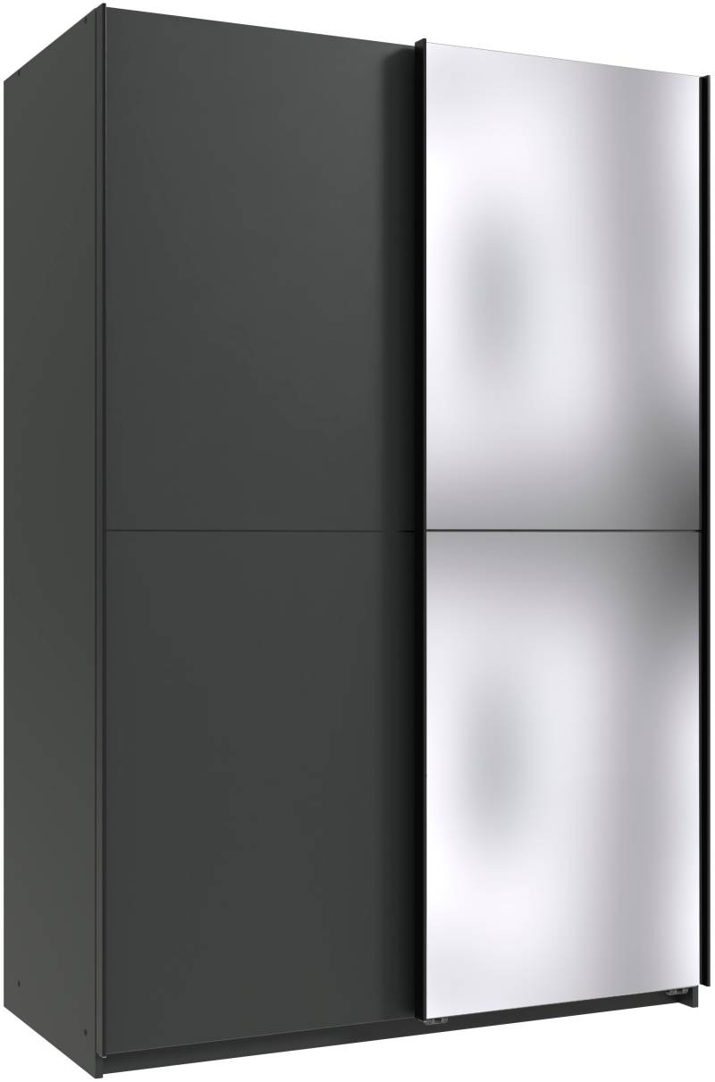 Wimex Kleiderschrank »Mugano, B/T/H 135 oder 180/65/198cm, Made in Germany«, (wähle Deine Ausstattung: Basic oder Premium!), 2 Schwebetüren mit oder ohne Spiegel, Metallgriffe von Wimex