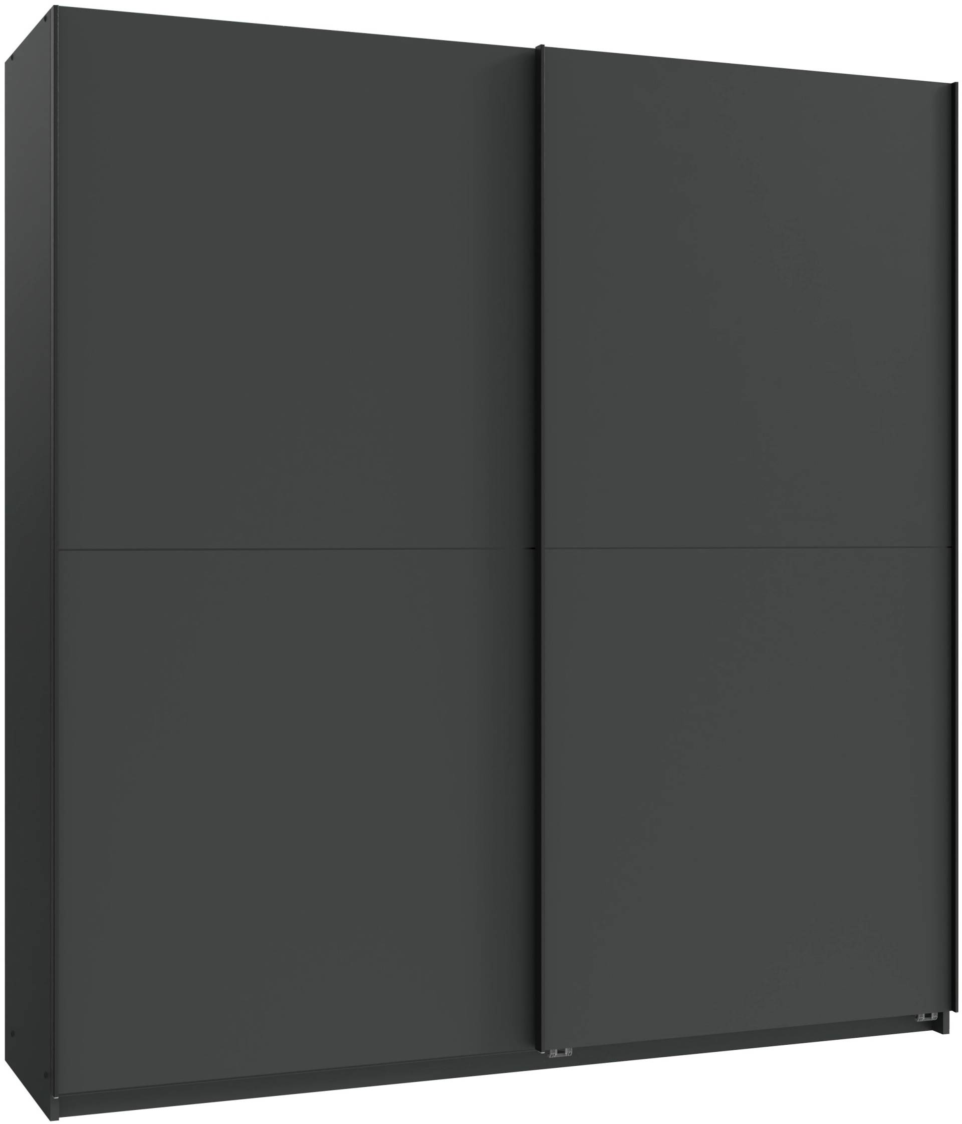 Wimex Kleiderschrank »Mugano, B/T/H 135 oder 180/65/198cm, Made in Germany«, (wähle Deine Ausstattung: Basic oder Premium!), 2 Schwebetüren mit oder ohne Spiegel, Metallgriffe von Wimex