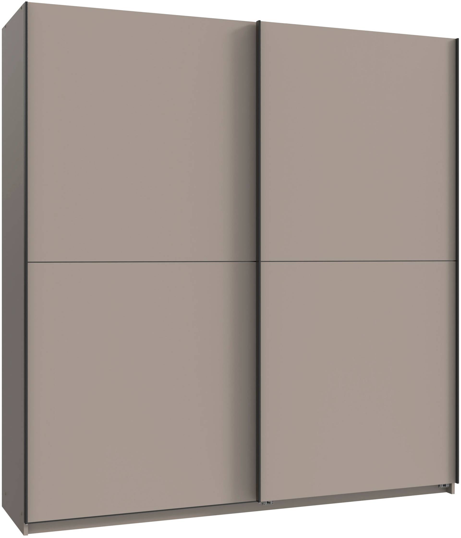 Wimex Kleiderschrank »Mugano, B/T/H 135 oder 180/65/198cm, Made in Germany«, (wähle Deine Ausstattung: Basic oder Premium!), 2 Schwebetüren mit oder ohne Spiegel, Metallgriffe von Wimex