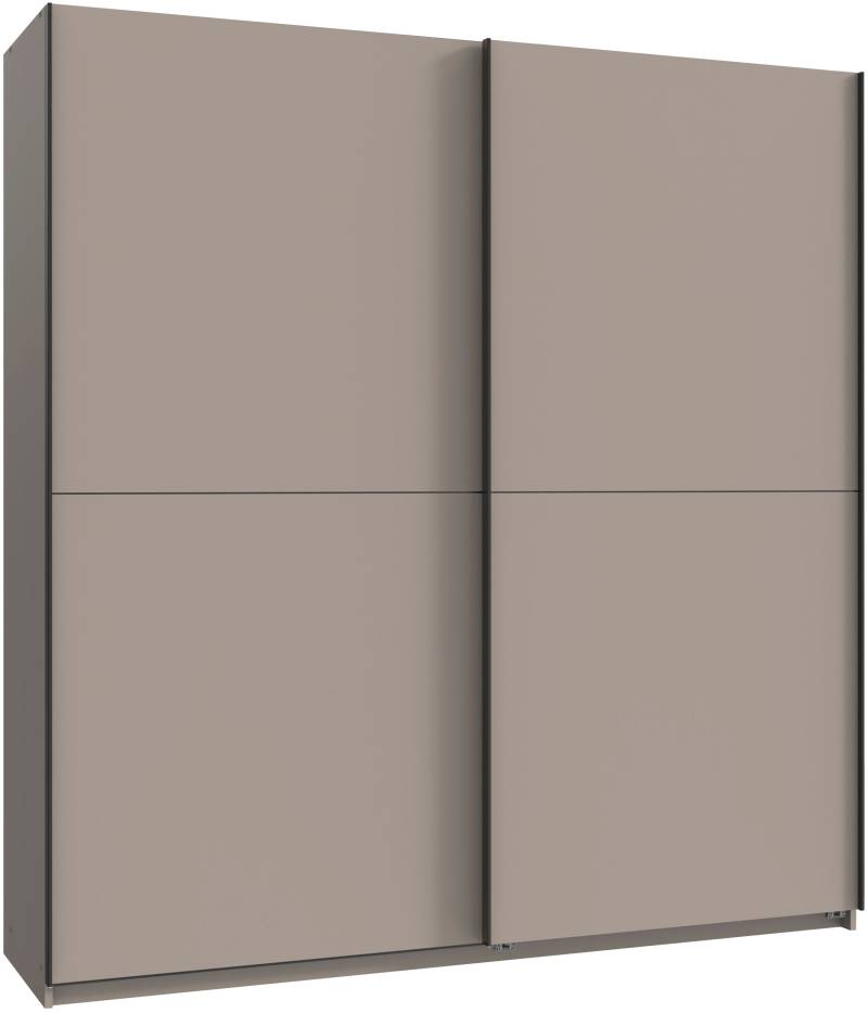 Wimex Kleiderschrank »Mugano, B/T/H 135 oder 180/65/198cm, Made in Germany«, (wähle Deine Ausstattung: Basic oder Premium!), 2 Schwebetüren mit oder ohne Spiegel, Metallgriffe von Wimex