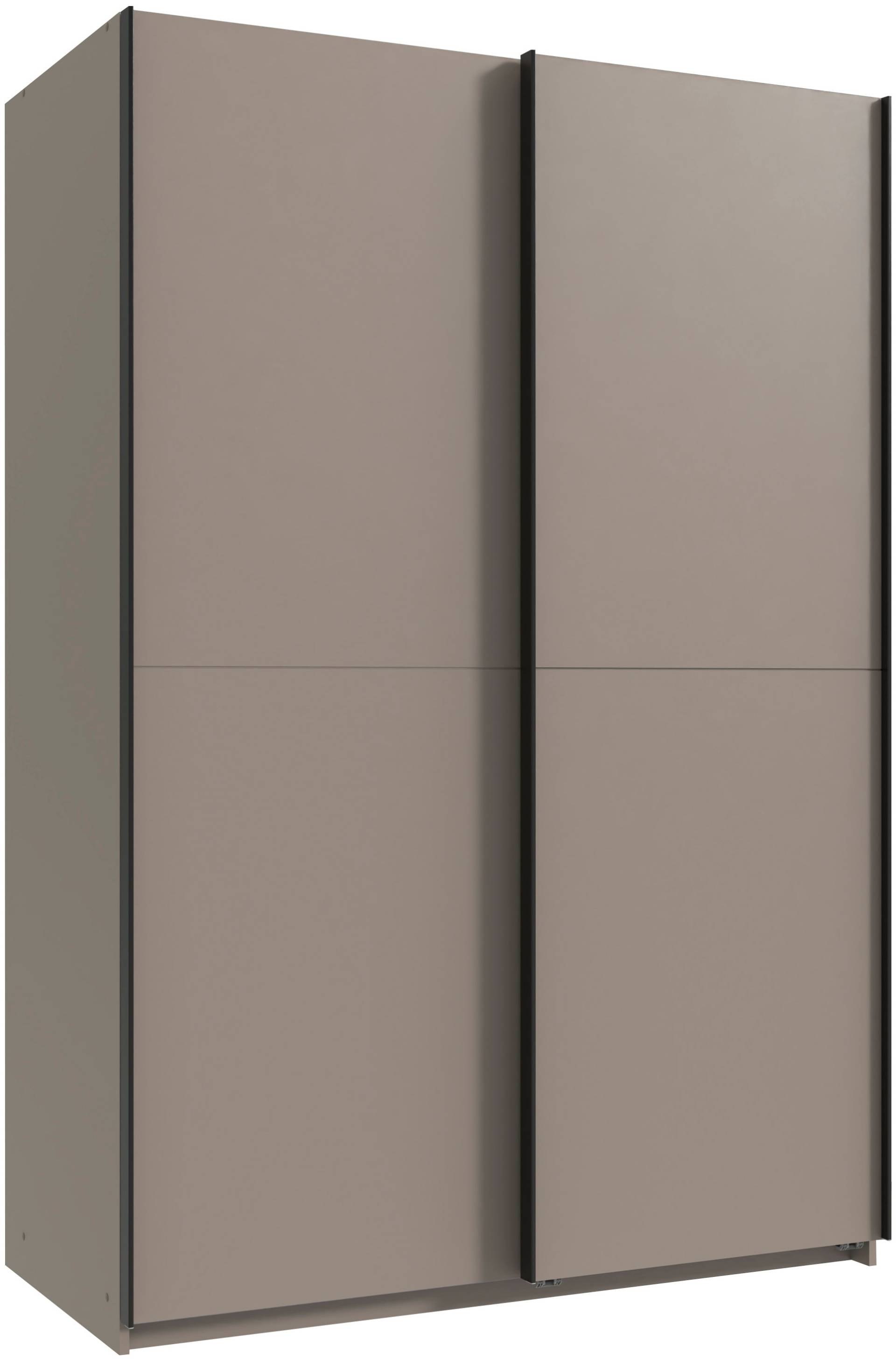 Wimex Kleiderschrank »Mugano, B/T/H 135 oder 180/65/198cm, Made in Germany«, (wähle Deine Ausstattung: Basic oder Premium!), 2 Schwebetüren mit oder ohne Spiegel, Metallgriffe von Wimex