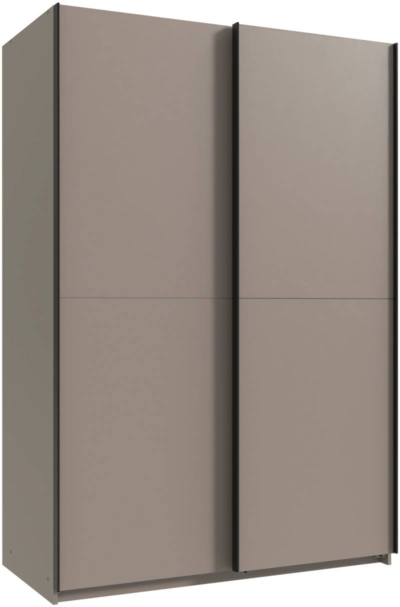 Wimex Kleiderschrank »Mugano, B/T/H 135 oder 180/65/198cm, Made in Germany«, (wähle Deine Ausstattung: Basic oder Premium!), 2 Schwebetüren mit oder ohne Spiegel, Metallgriffe von Wimex