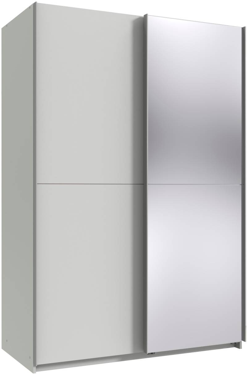 Wimex Kleiderschrank »Mugano, B/T/H 135 oder 180/65/198cm, Made in Germany«, (wähle Deine Ausstattung: Basic oder Premium!), 2 Schwebetüren mit oder ohne Spiegel, Metallgriffe von Wimex