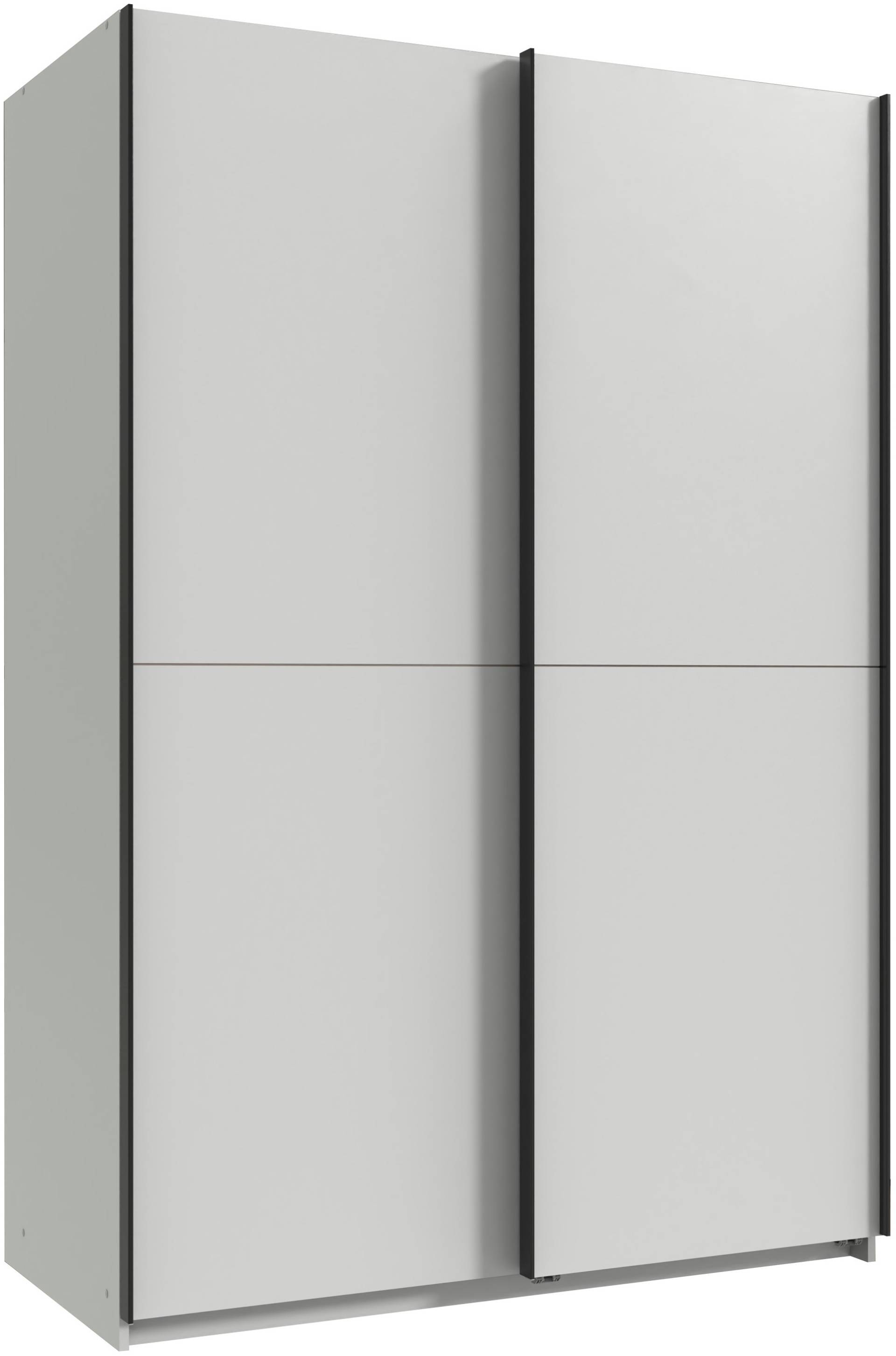 Wimex Kleiderschrank »Mugano, B/T/H 135 oder 180/65/198cm, Made in Germany«, (wähle Deine Ausstattung: Basic oder Premium!), 2 Schwebetüren mit oder ohne Spiegel, Metallgriffe von Wimex