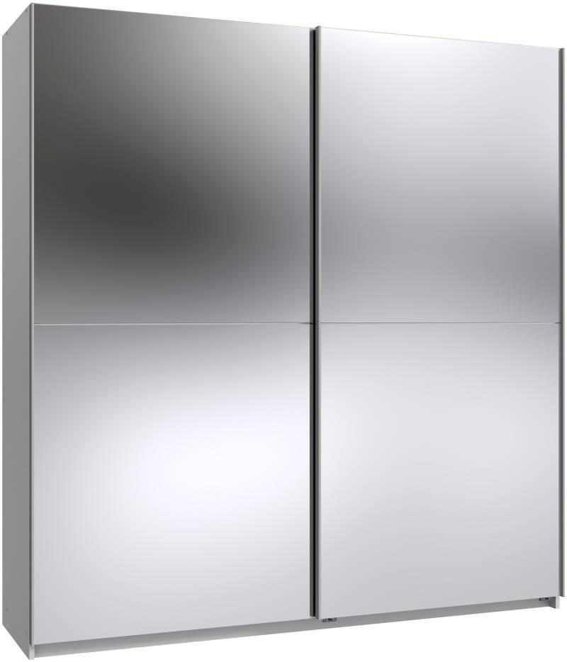 Wimex Kleiderschrank »Mugano, B/T/H 135 oder 180/65/198cm, Made in Germany«, (wähle Deine Ausstattung: Basic oder Premium!), 2 Schwebetüren mit oder ohne Spiegel, Metallgriffe von Wimex