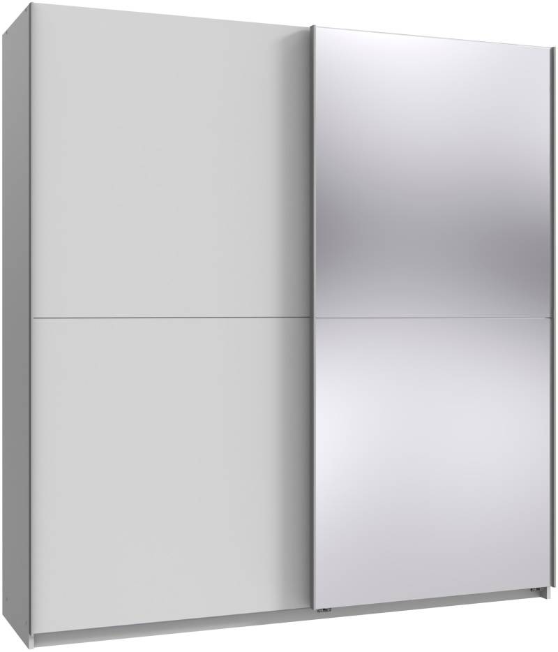 Wimex Kleiderschrank »Mugano, B/T/H 135 oder 180/65/198cm, Made in Germany«, (wähle Deine Ausstattung: Basic oder Premium!), 2 Schwebetüren mit oder ohne Spiegel, Metallgriffe von Wimex