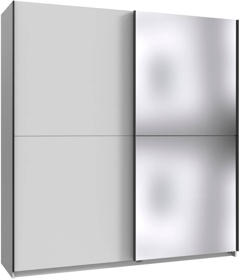 Wimex Kleiderschrank »Mugano, B/T/H 135 oder 180/65/198cm, Made in Germany«, (wähle Deine Ausstattung: Basic oder Premium!), 2 Schwebetüren mit oder ohne Spiegel, Metallgriffe von Wimex