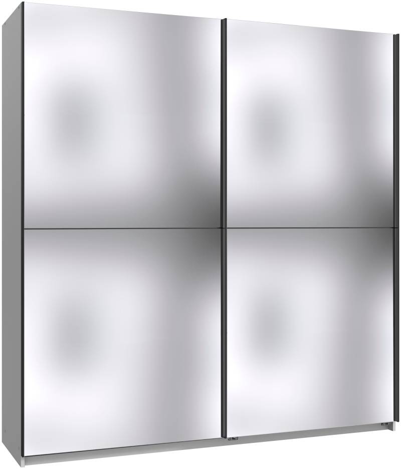Wimex Kleiderschrank »Mugano, B/T/H 135 oder 180/65/198cm, Made in Germany«, (wähle Deine Ausstattung: Basic oder Premium!), 2 Schwebetüren mit oder ohne Spiegel, Metallgriffe von Wimex
