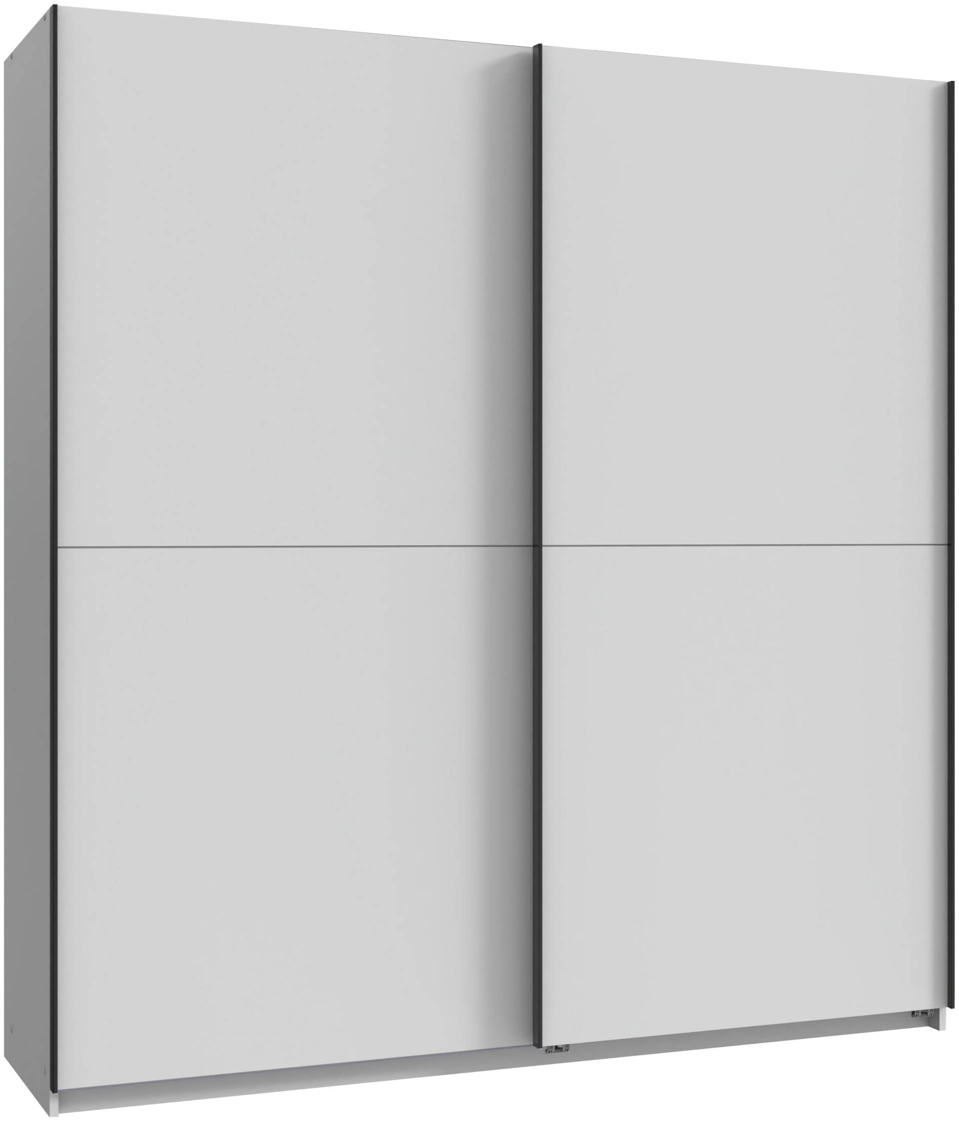 Wimex Kleiderschrank »Mugano, B/T/H 135 oder 180/65/198cm, Made in Germany«, (wähle Deine Ausstattung: Basic oder Premium!), 2 Schwebetüren mit oder ohne Spiegel, Metallgriffe von Wimex