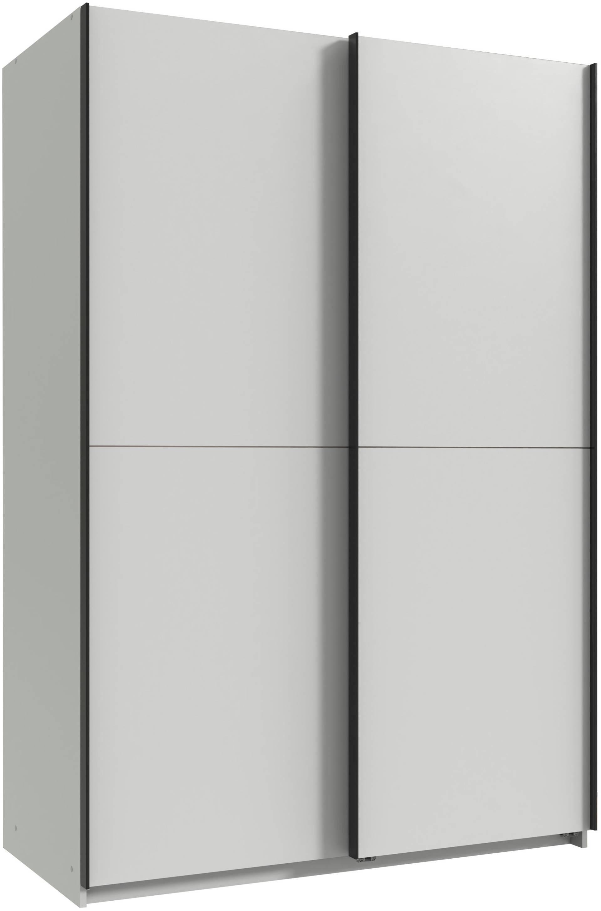 Wimex Kleiderschrank »Mugano, B/T/H 135 oder 180/65/198cm, Made in Germany«, (wähle Deine Ausstattung: Basic oder Premium!), 2 Schwebetüren mit oder ohne Spiegel, Metallgriffe von Wimex