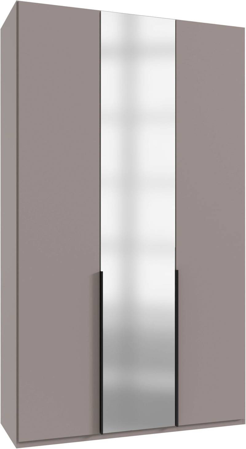 Wimex Kleiderschrank »Mugano, in 5 Breiten und 2 Höhen, Made in Germany«, (in Basic oder Premium Ausstattung mit 2 weiteren Einlegeböden), mit langen Griffstangen aus Metall, wahlweise mit oder ohne Spiegel von Wimex