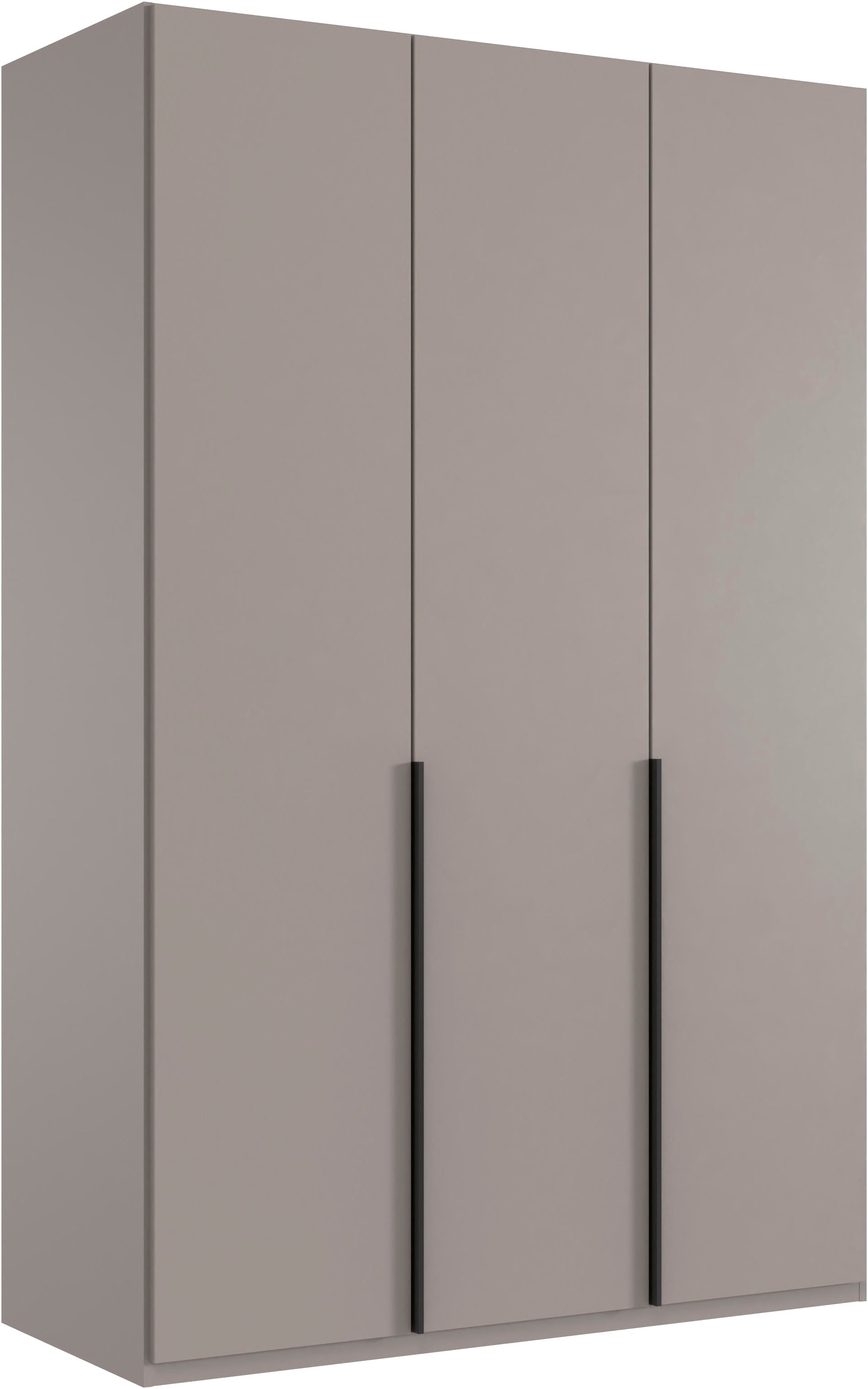 Wimex Kleiderschrank »Mugano, in 5 Breiten und 2 Höhen, Made in Germany«, (in Basic oder Premium Ausstattung mit 2 weiteren Einlegeböden), mit langen Griffstangen aus Metall, wahlweise mit oder ohne Spiegel von Wimex