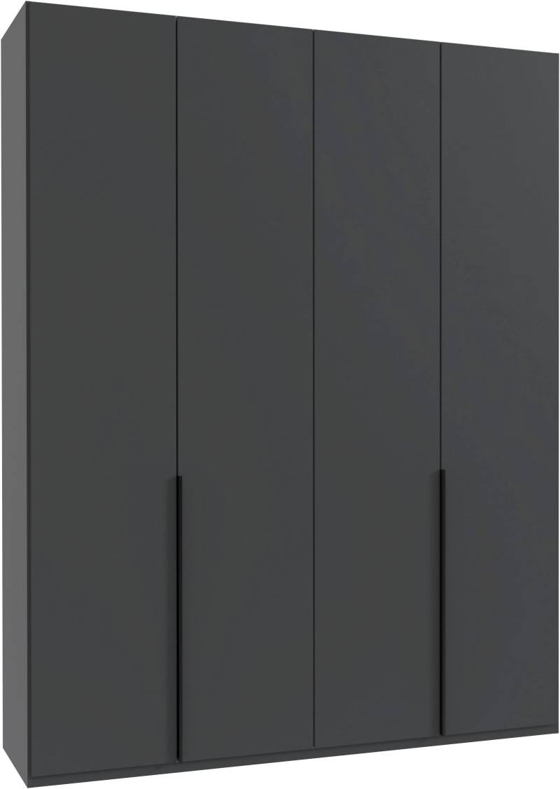 Wimex Kleiderschrank »Mugano, in 5 Breiten und 2 Höhen, Made in Germany«, (in Basic oder Premium Ausstattung mit 2 weiteren Einlegeböden), mit langen Griffstangen aus Metall, wahlweise mit oder ohne Spiegel von Wimex