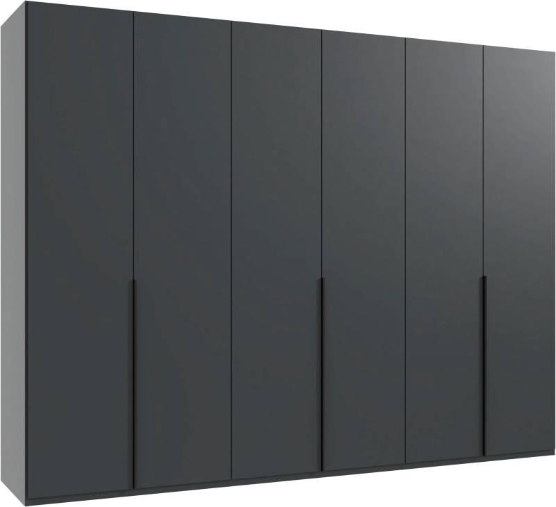 Wimex Kleiderschrank »Mugano, in 5 Breiten und 2 Höhen, Made in Germany«, (in Basic oder Premium Ausstattung mit 2 weiteren Einlegeböden), mit langen Griffstangen aus Metall, wahlweise mit oder ohne Spiegel von Wimex