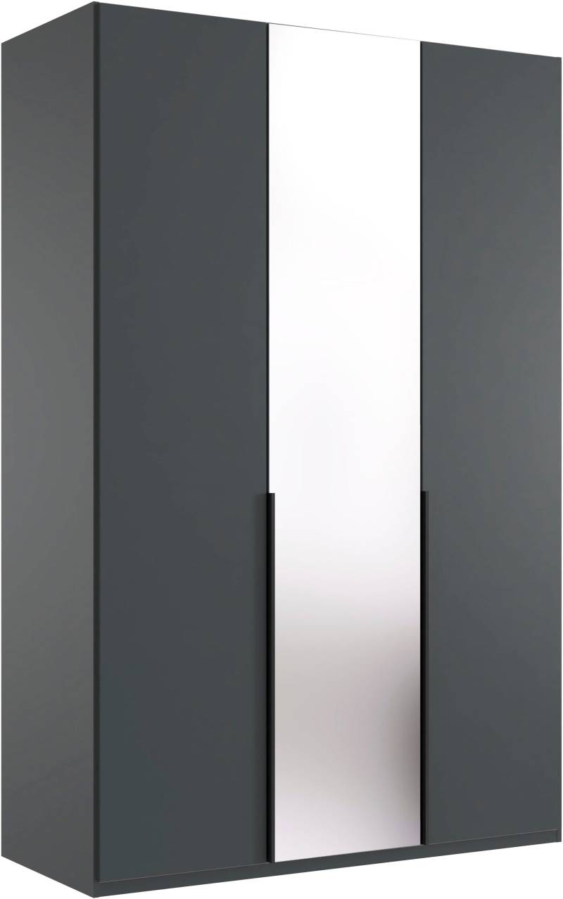 Wimex Kleiderschrank »Mugano, in 5 Breiten und 2 Höhen, Made in Germany«, (in Basic oder Premium Ausstattung mit 2 weiteren Einlegeböden), mit langen Griffstangen aus Metall, wahlweise mit oder ohne Spiegel von Wimex