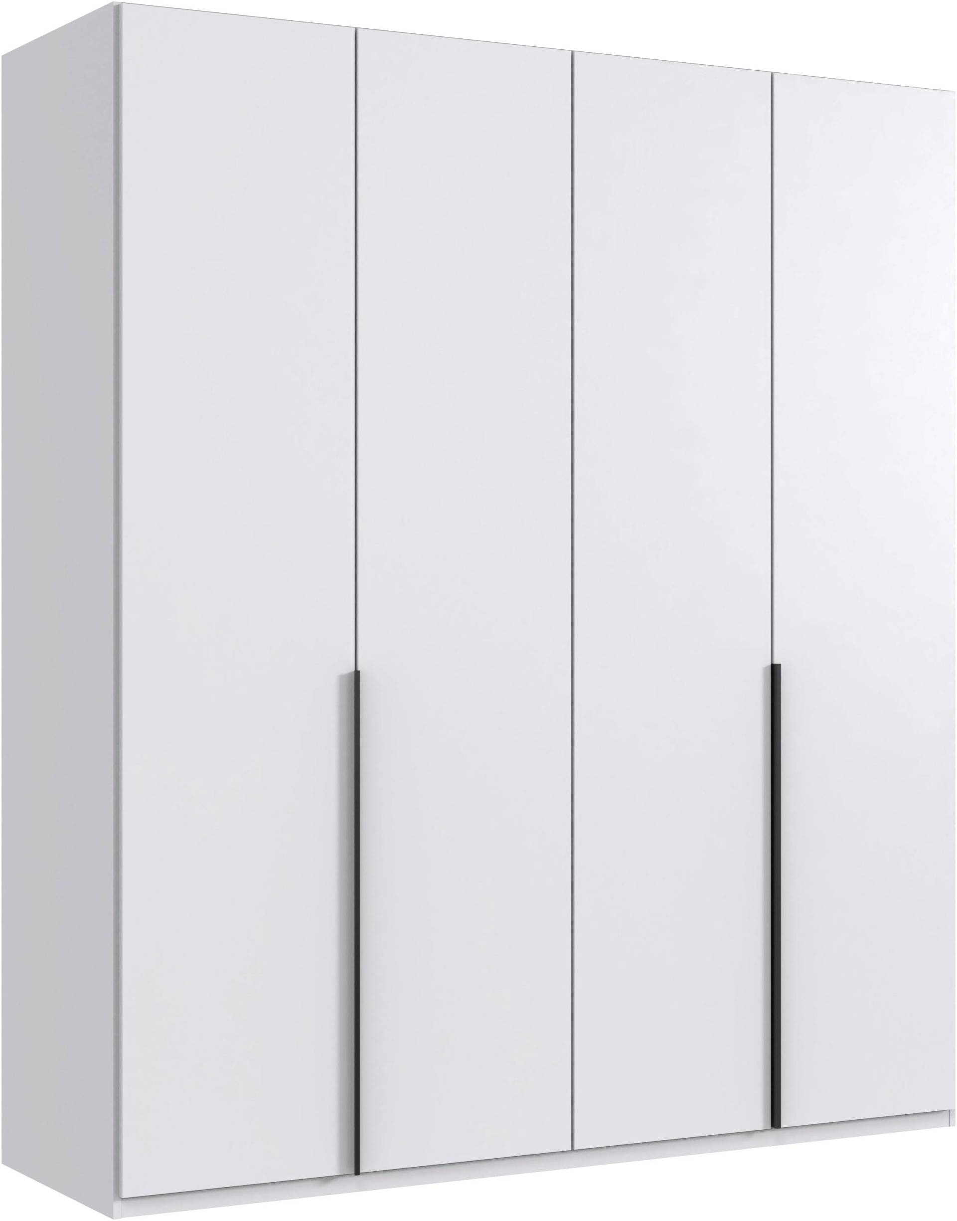Wimex Kleiderschrank »Mugano, in 5 Breiten und 2 Höhen, Made in Germany«, (in Basic oder Premium Ausstattung mit 2 weiteren Einlegeböden), mit langen Griffstangen aus Metall, wahlweise mit oder ohne Spiegel von Wimex