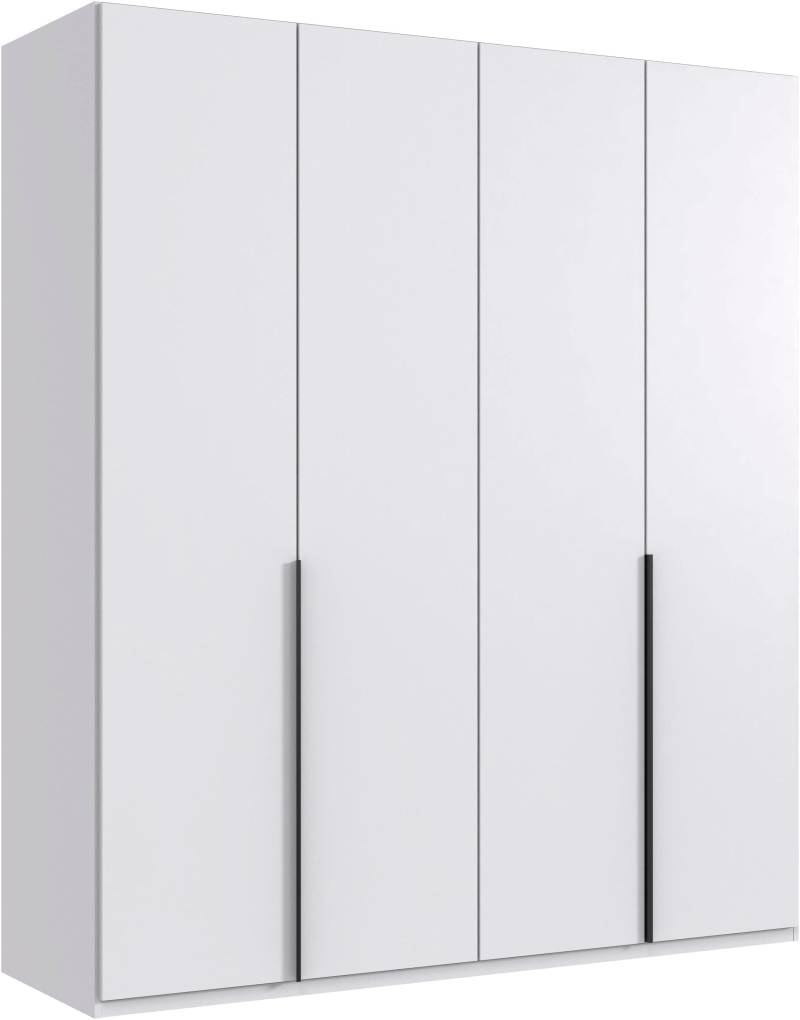 Wimex Kleiderschrank »Mugano, in 5 Breiten und 2 Höhen, Made in Germany«, (in Basic oder Premium Ausstattung mit 2 weiteren Einlegeböden), mit langen Griffstangen aus Metall, wahlweise mit oder ohne Spiegel von Wimex
