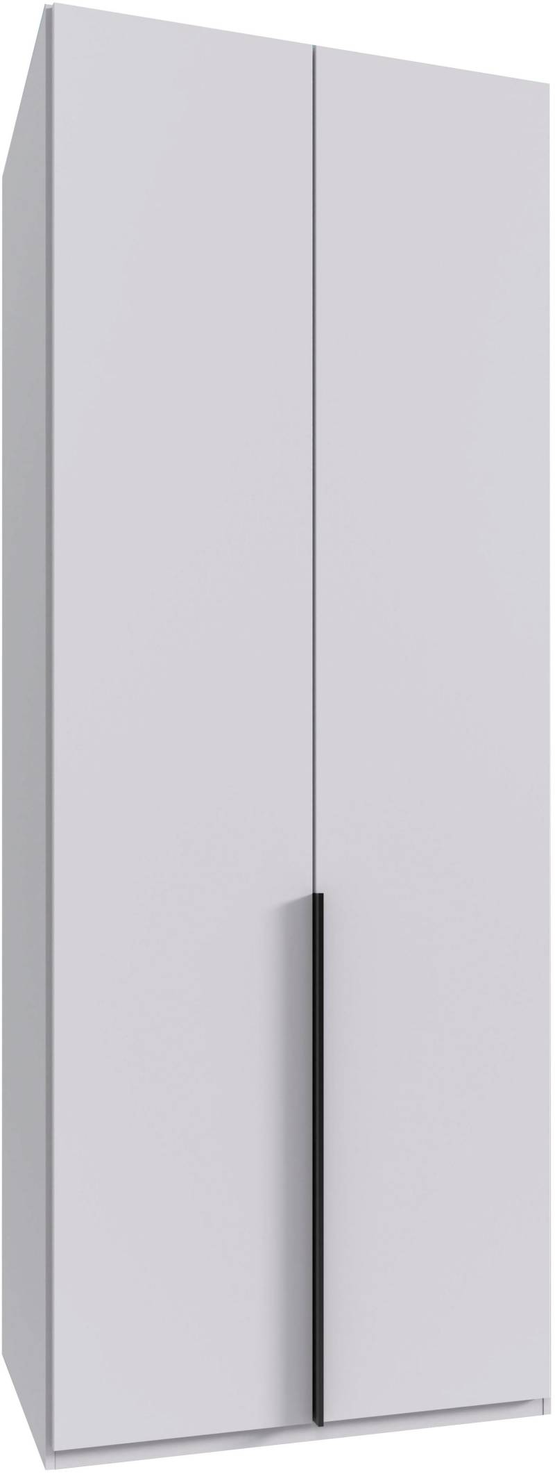 Wimex Kleiderschrank »Mugano, in 5 Breiten und 2 Höhen, Made in Germany«, (in Basic oder Premium Ausstattung mit 2 weiteren Einlegeböden), mit langen Griffstangen aus Metall, wahlweise mit oder ohne Spiegel von Wimex