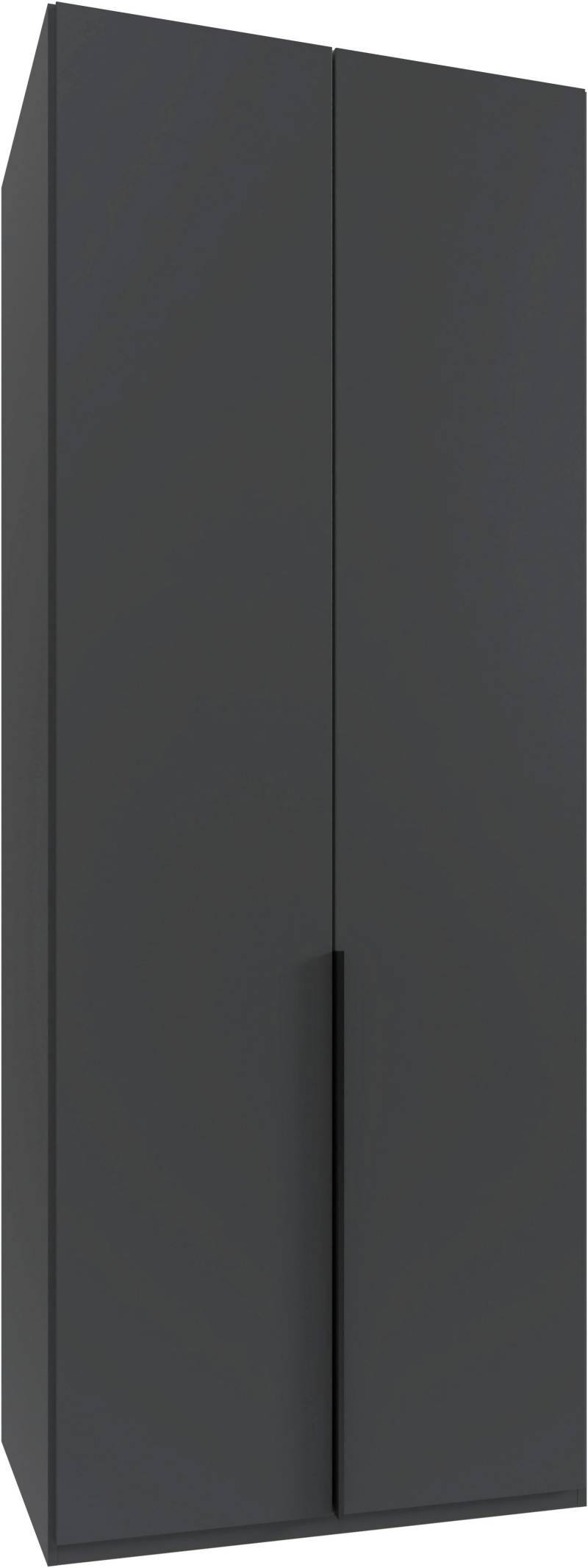 Wimex Kleiderschrank »Mugano, in 5 Breiten und 2 Höhen, Made in Germany«, (in Basic oder Premium Ausstattung mit 2 weiteren Einlegeböden), mit langen Griffstangen aus Metall, wahlweise mit oder ohne Spiegel von Wimex
