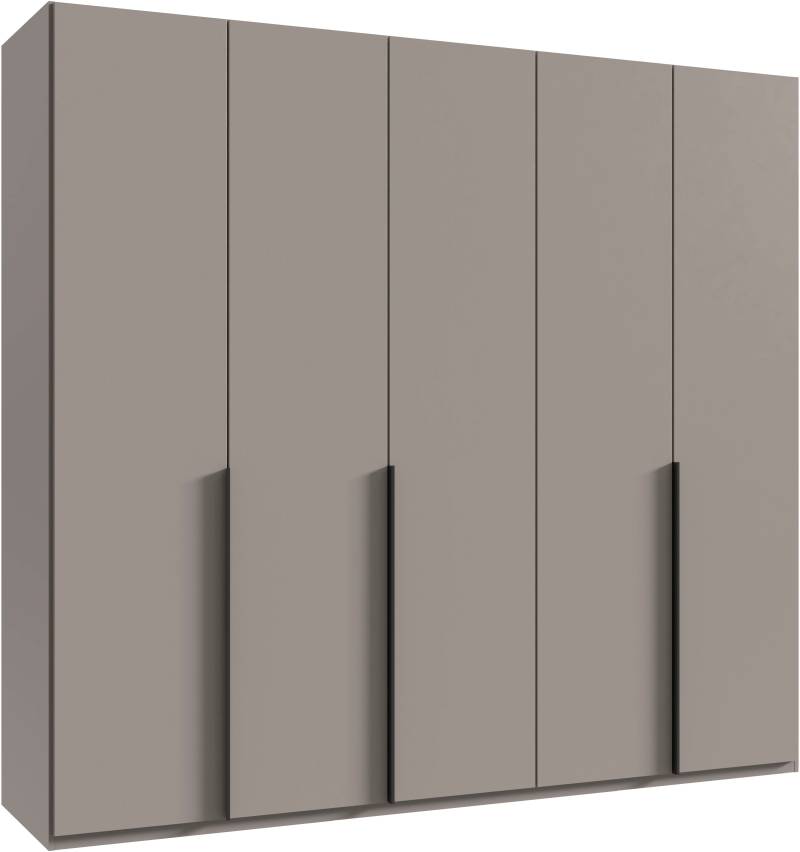 Wimex Kleiderschrank »Mugano, in 5 Breiten und 2 Höhen, Made in Germany«, (in Basic oder Premium Ausstattung mit 2 weiteren Einlegeböden), mit langen Griffstangen aus Metall, wahlweise mit oder ohne Spiegel von Wimex