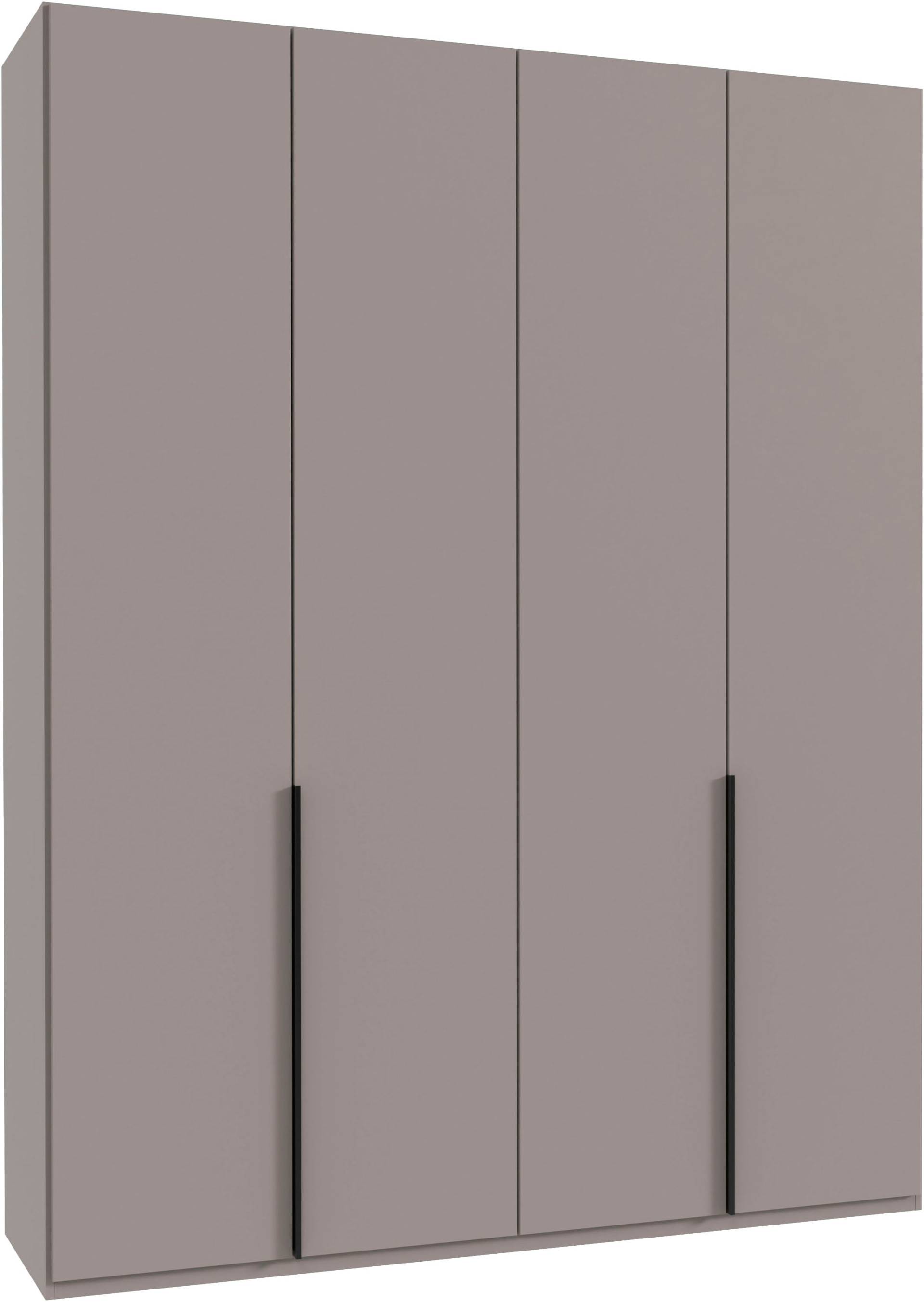 Wimex Kleiderschrank »Mugano, in 5 Breiten und 2 Höhen, Made in Germany«, (in Basic oder Premium Ausstattung mit 2 weiteren Einlegeböden), mit langen Griffstangen aus Metall, wahlweise mit oder ohne Spiegel von Wimex