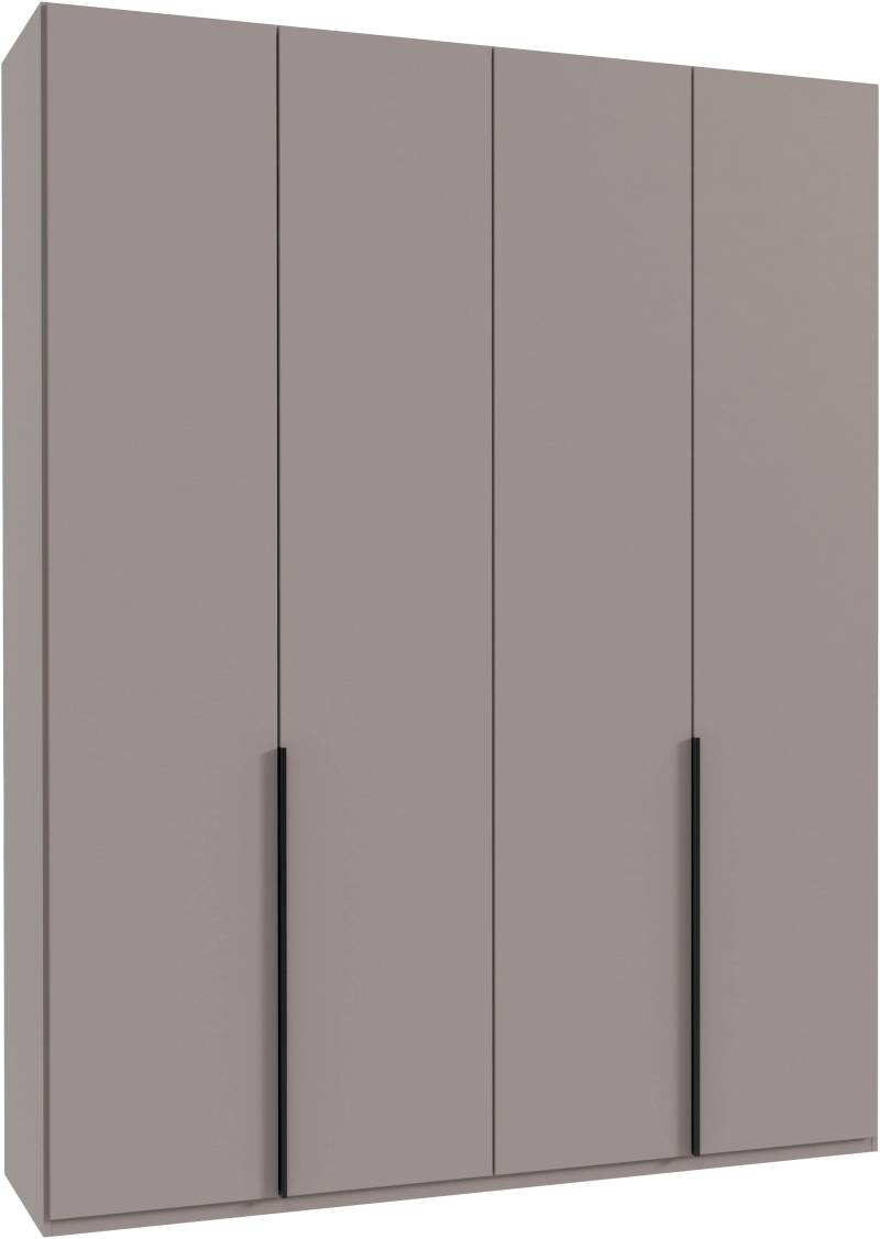 Wimex Kleiderschrank »Mugano, in 5 Breiten und 2 Höhen, Made in Germany«, (in Basic oder Premium Ausstattung mit 2 weiteren Einlegeböden), mit langen Griffstangen aus Metall, wahlweise mit oder ohne Spiegel von Wimex