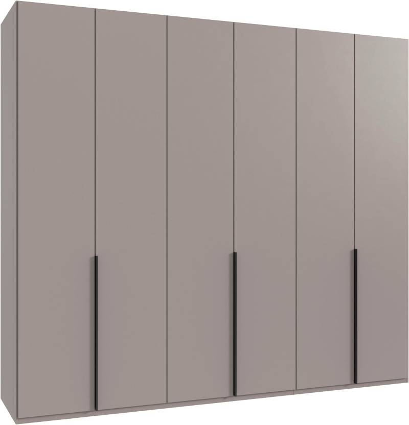 Wimex Kleiderschrank »Mugano, in 5 Breiten und 2 Höhen, Made in Germany«, (in Basic oder Premium Ausstattung mit 2 weiteren Einlegeböden), mit langen Griffstangen aus Metall, wahlweise mit oder ohne Spiegel von Wimex