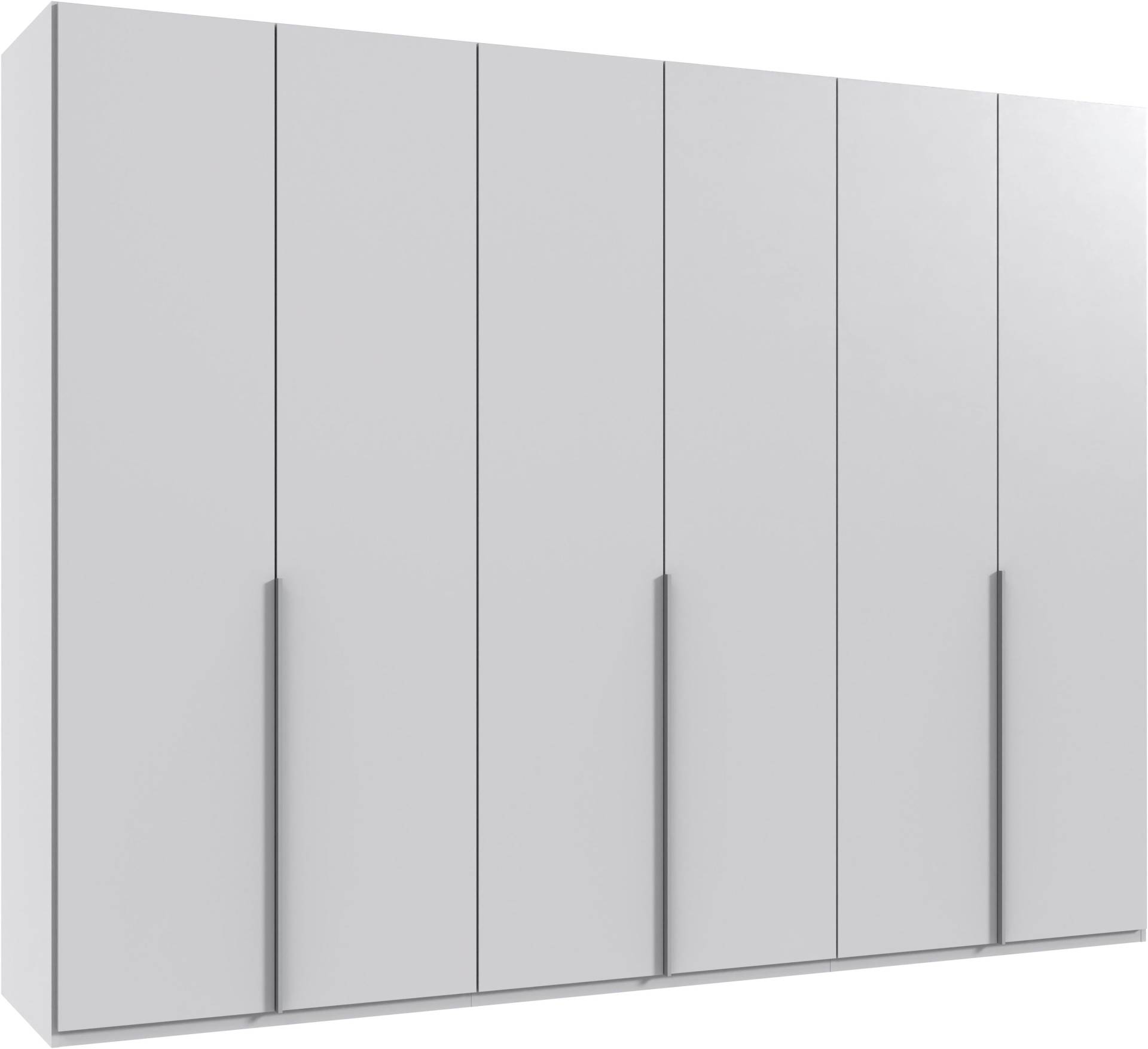 Wimex Kleiderschrank »Mugano, in 5 Breiten und 2 Höhen, Made in Germany«, (in Basic oder Premium Ausstattung mit 2 weiteren Einlegeböden), mit langen Griffstangen aus Metall, wahlweise mit oder ohne Spiegel von Wimex
