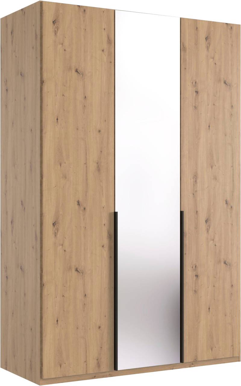 Wimex Kleiderschrank »Mugano, in 5 Breiten und 2 Höhen, Made in Germany«, (in Basic oder Premium Ausstattung mit 2 weiteren Einlegeböden), mit langen Griffstangen aus Metall, wahlweise mit oder ohne Spiegel von Wimex