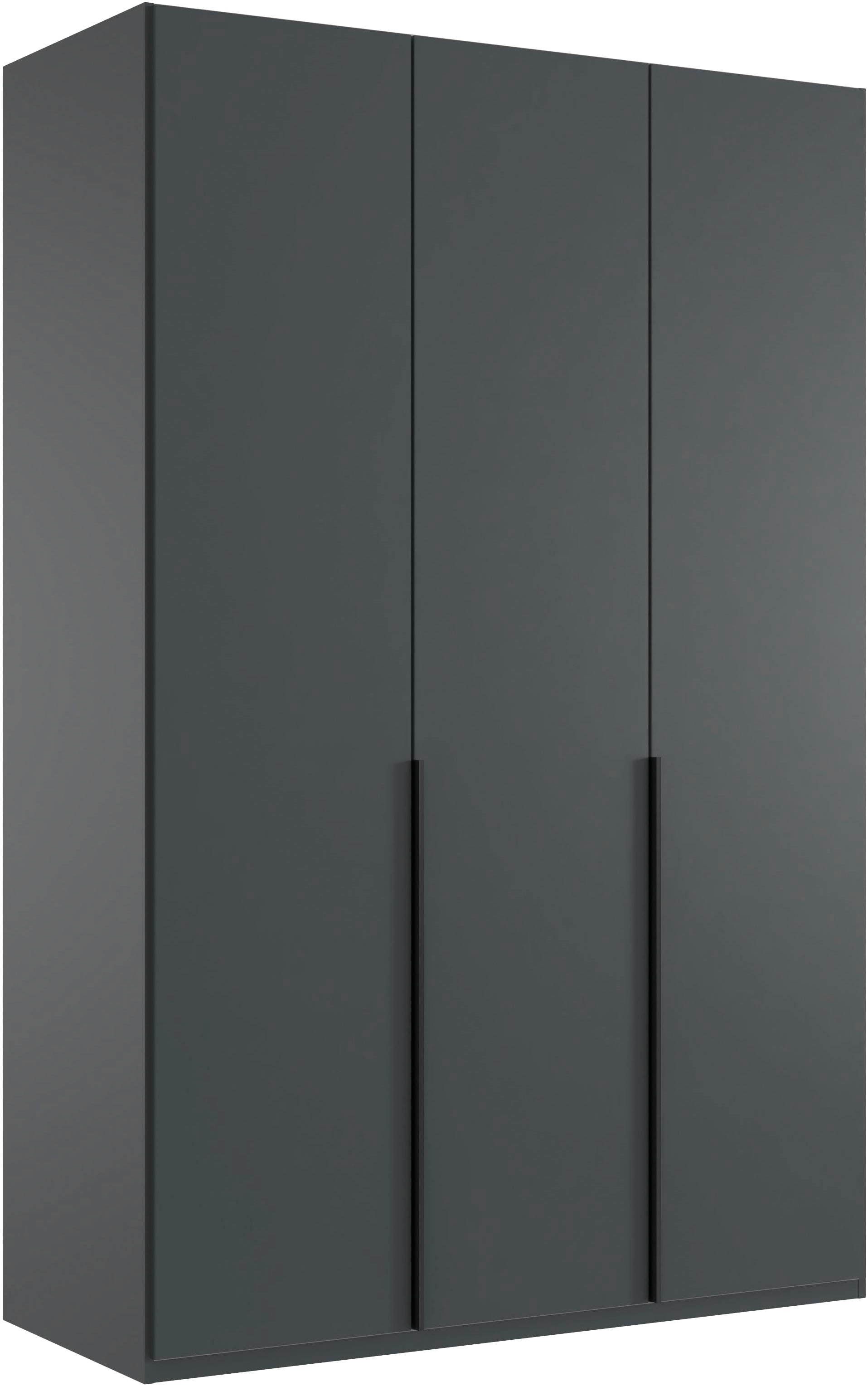 Wimex Kleiderschrank »Mugano, in 5 Breiten und 2 Höhen, Made in Germany«, (in Basic oder Premium Ausstattung mit 2 weiteren Einlegeböden), mit langen Griffstangen aus Metall, wahlweise mit oder ohne Spiegel von Wimex