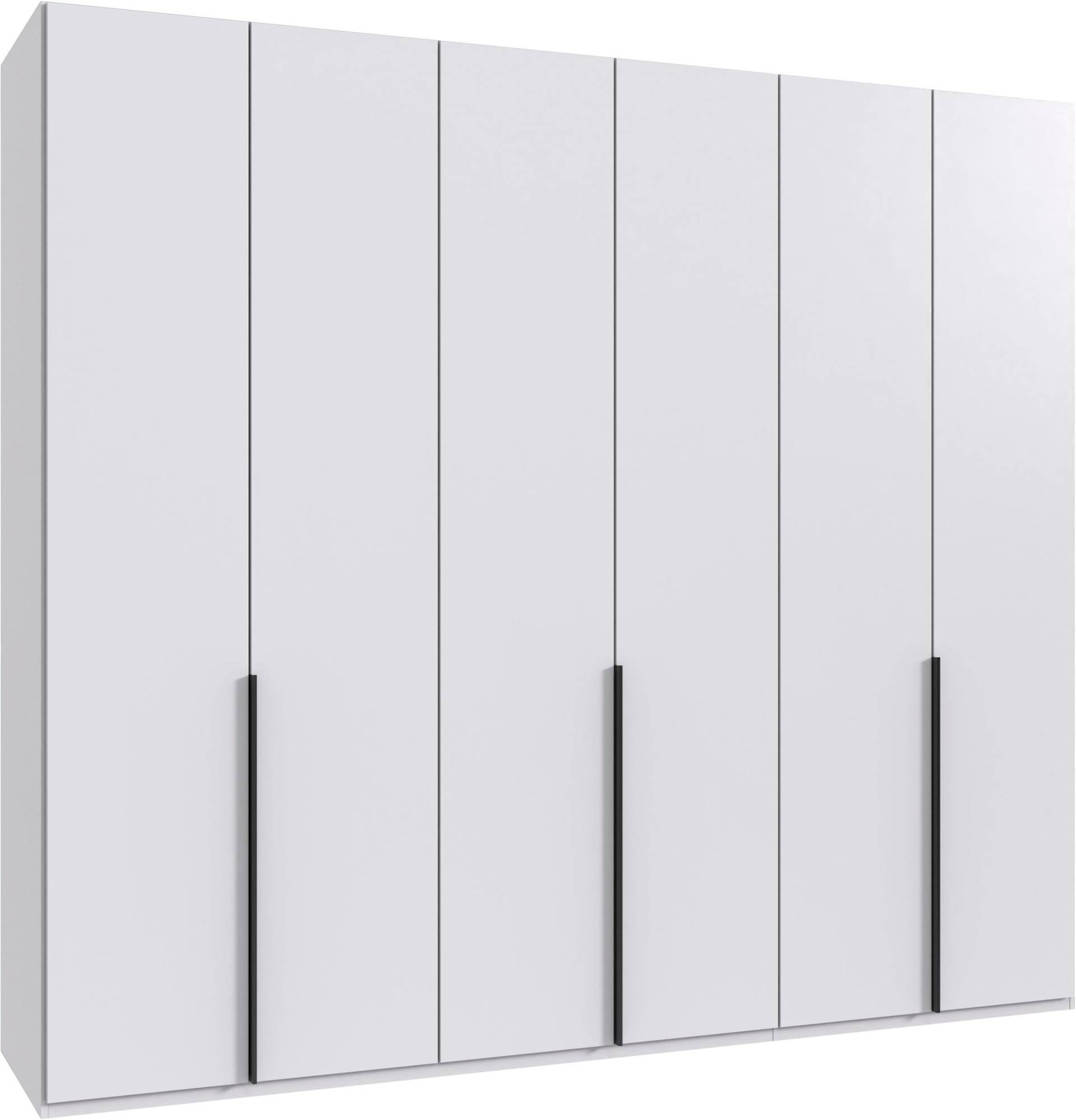 Wimex Kleiderschrank »Mugano, in 5 Breiten und 2 Höhen, Made in Germany«, (in Basic oder Premium Ausstattung mit 2 weiteren Einlegeböden), mit langen Griffstangen aus Metall, wahlweise mit oder ohne Spiegel von Wimex
