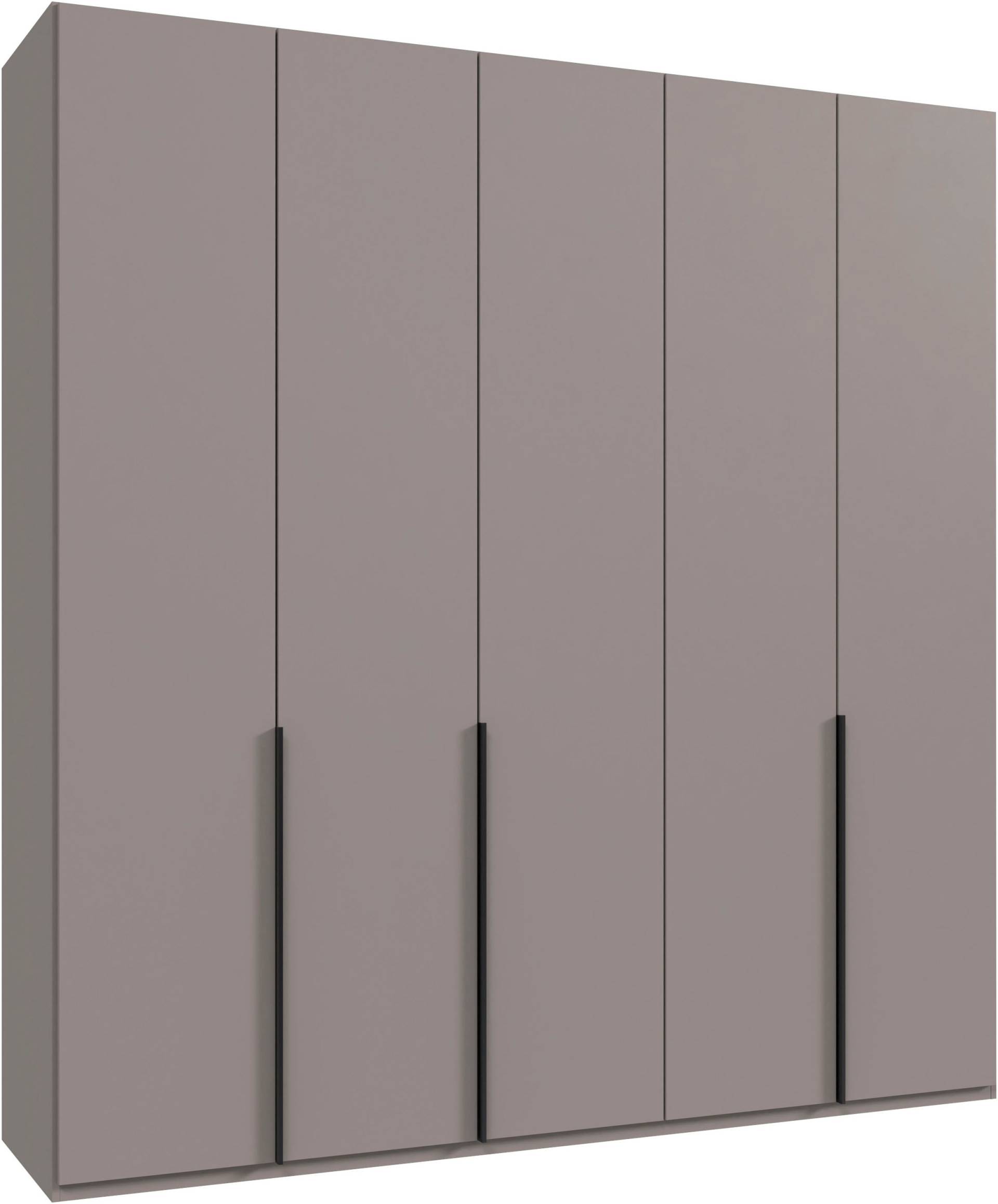 Wimex Kleiderschrank »Mugano, in 5 Breiten und 2 Höhen, Made in Germany«, (in Basic oder Premium Ausstattung mit 2 weiteren Einlegeböden), mit langen Griffstangen aus Metall, wahlweise mit oder ohne Spiegel von Wimex