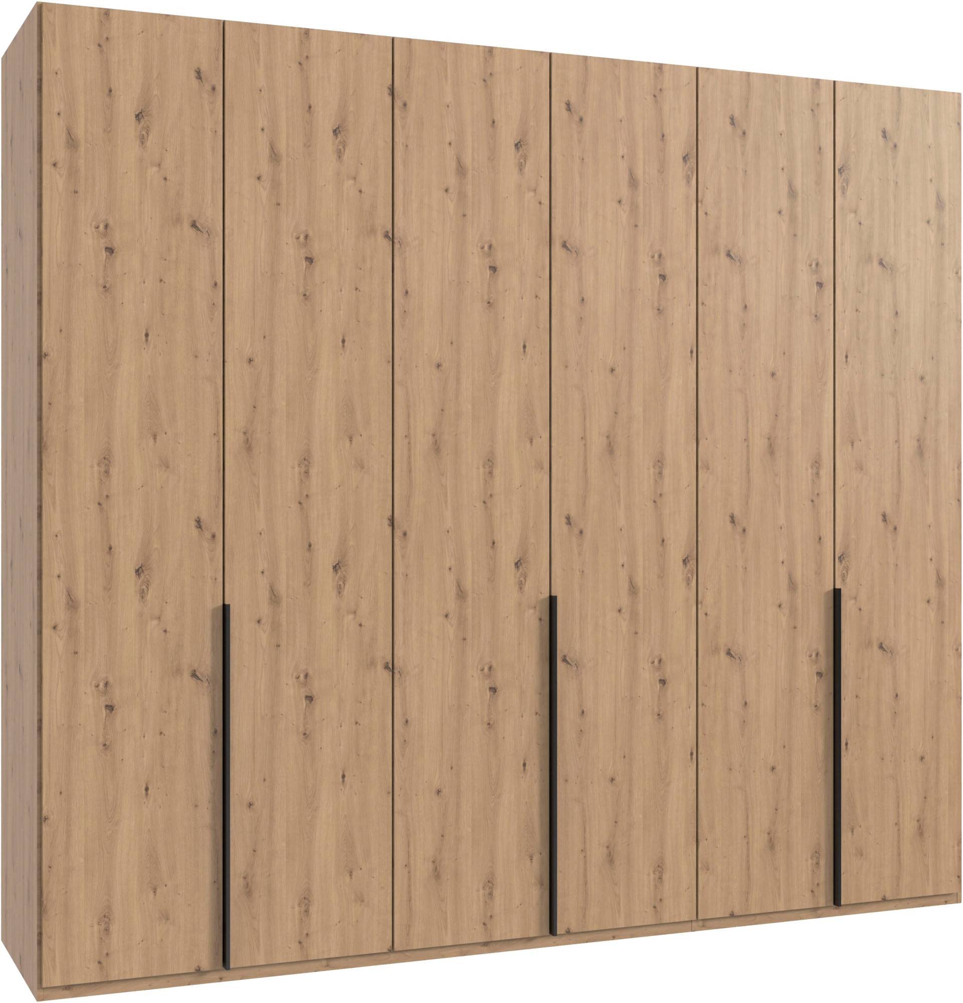 Wimex Kleiderschrank »Mugano, in 5 Breiten und 2 Höhen, Made in Germany«, (in Basic oder Premium Ausstattung mit 2 weiteren Einlegeböden), mit langen Griffstangen aus Metall, wahlweise mit oder ohne Spiegel von Wimex