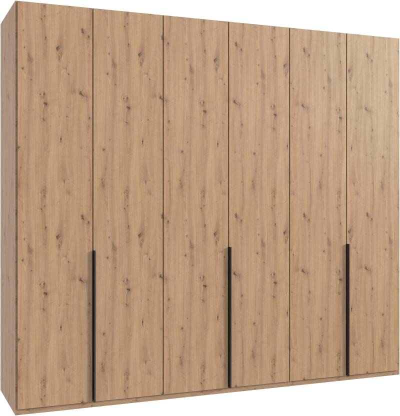Wimex Kleiderschrank »Mugano, in 5 Breiten und 2 Höhen, Made in Germany«, (in Basic oder Premium Ausstattung mit 2 weiteren Einlegeböden), mit langen Griffstangen aus Metall, wahlweise mit oder ohne Spiegel von Wimex