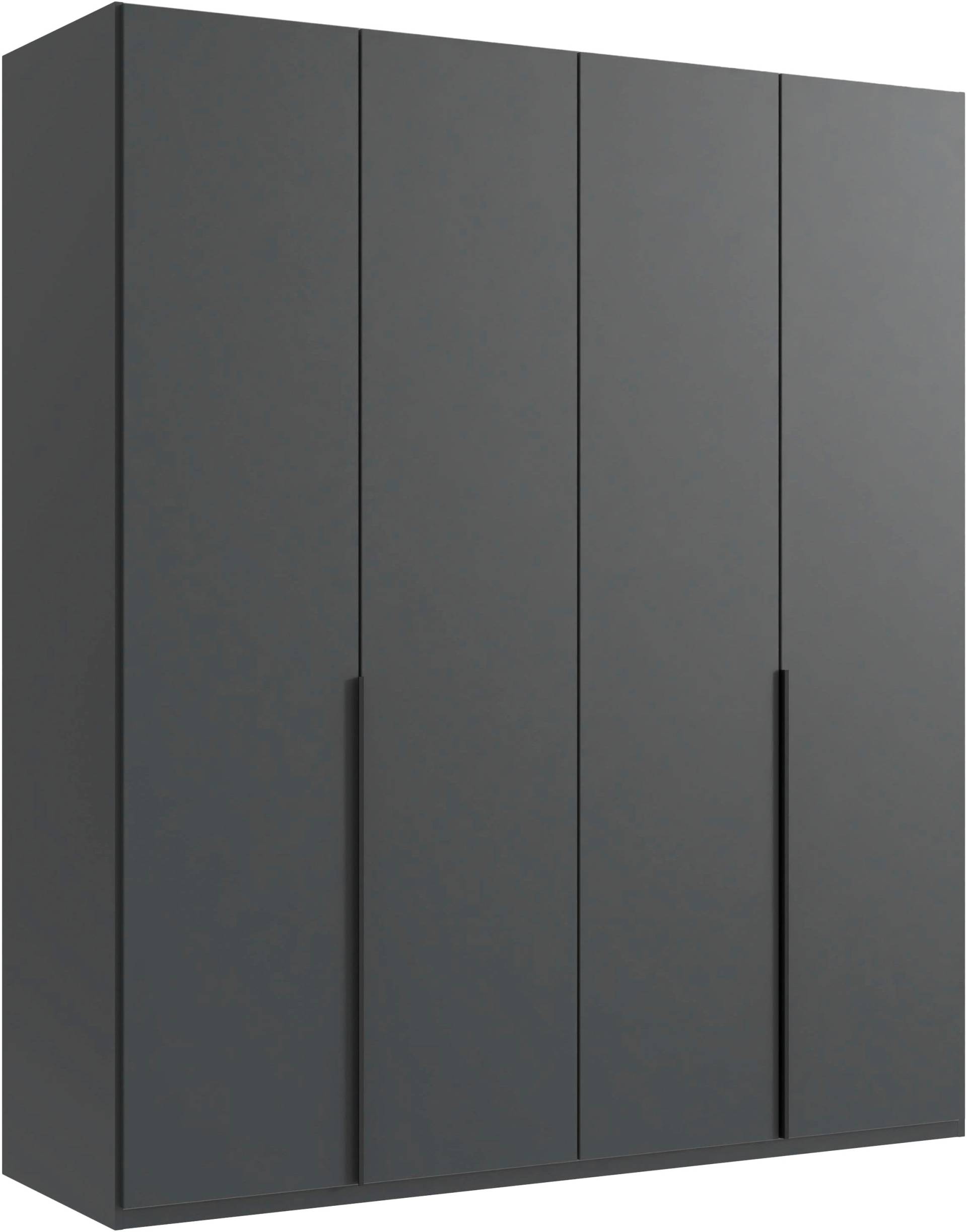 Wimex Kleiderschrank »Mugano, in 5 Breiten und 2 Höhen, Made in Germany«, (in Basic oder Premium Ausstattung mit 2 weiteren Einlegeböden), mit langen Griffstangen aus Metall, wahlweise mit oder ohne Spiegel von Wimex