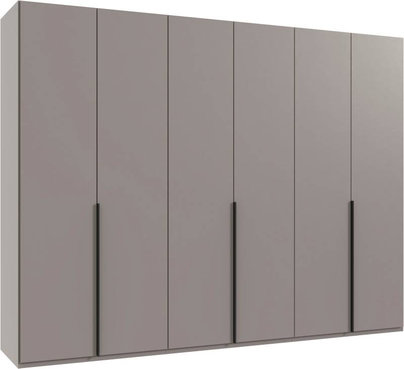 Wimex Kleiderschrank »Mugano, in 5 Breiten und 2 Höhen, Made in Germany«, (in Basic oder Premium Ausstattung mit 2 weiteren Einlegeböden), mit langen Griffstangen aus Metall, wahlweise mit oder ohne Spiegel von Wimex