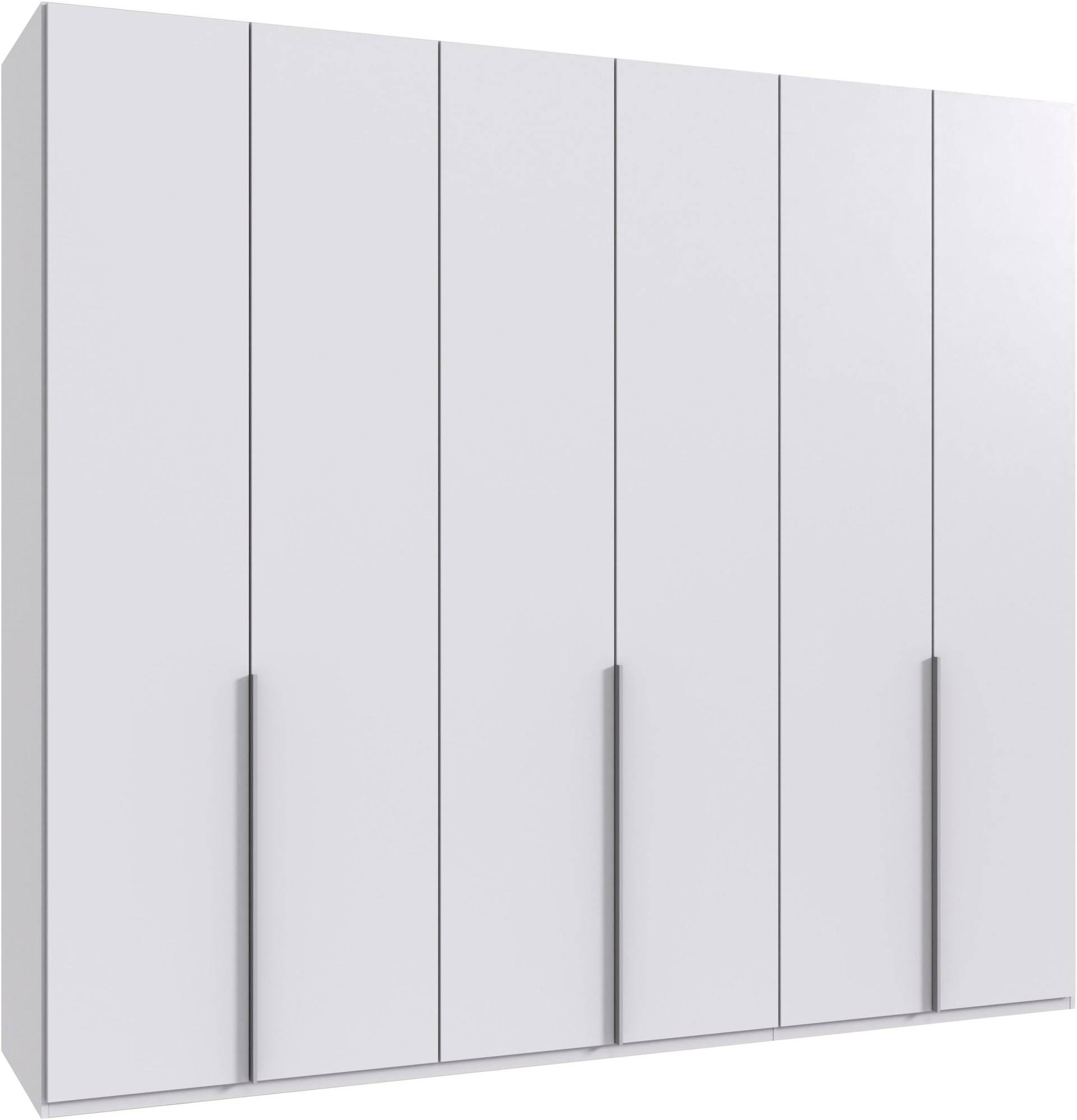 Wimex Kleiderschrank »Mugano, in 5 Breiten und 2 Höhen, Made in Germany«, (in Basic oder Premium Ausstattung mit 2 weiteren Einlegeböden), mit langen Griffstangen aus Metall, wahlweise mit oder ohne Spiegel von Wimex