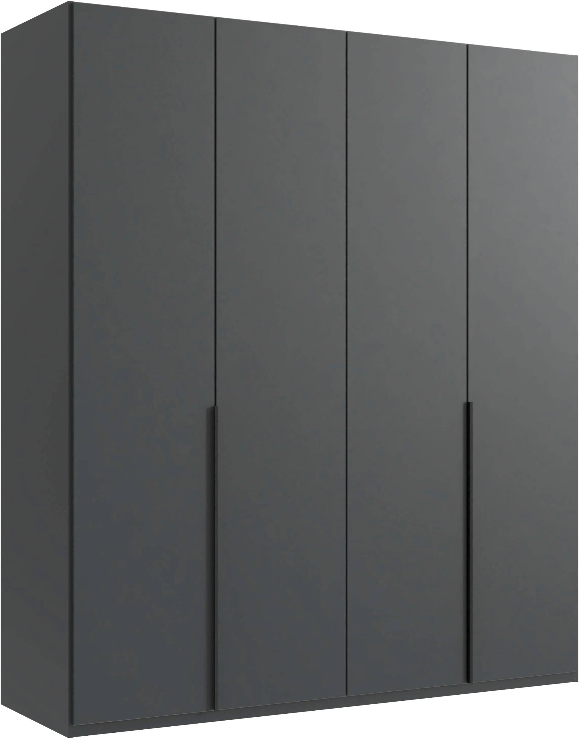 Wimex Kleiderschrank »Mugano, in 5 Breiten und 2 Höhen, Made in Germany«, (in Basic oder Premium Ausstattung mit 2 weiteren Einlegeböden), mit langen Griffstangen aus Metall, wahlweise mit oder ohne Spiegel von Wimex